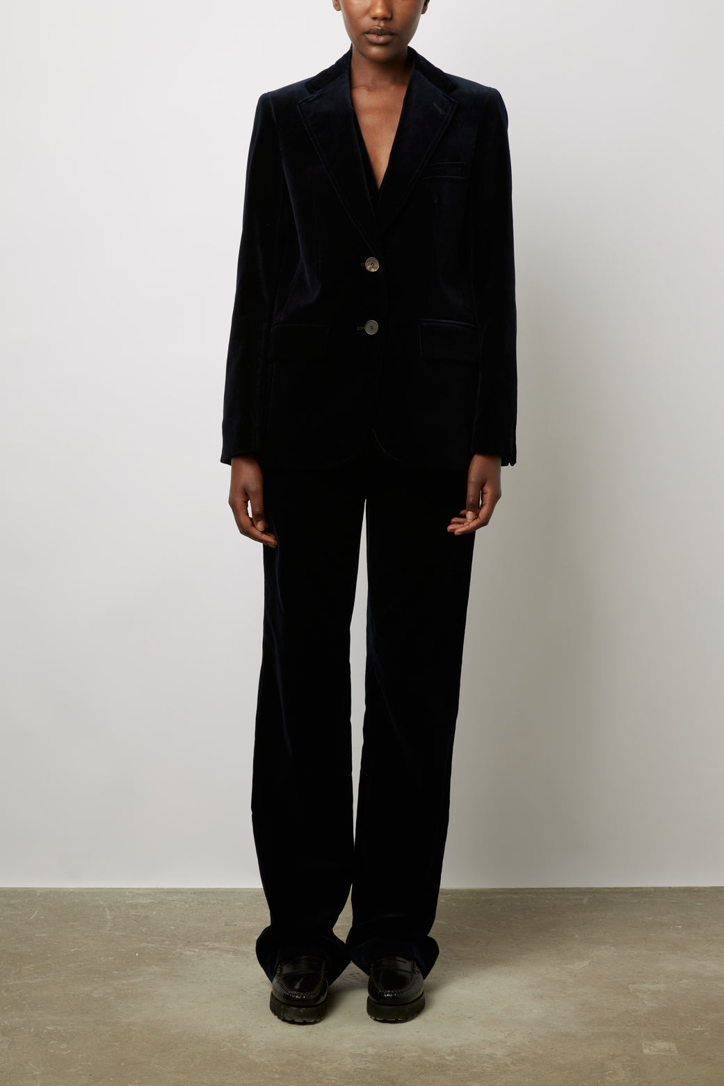 Veste de tailleur en velours - NORIANE Faume - seconde main