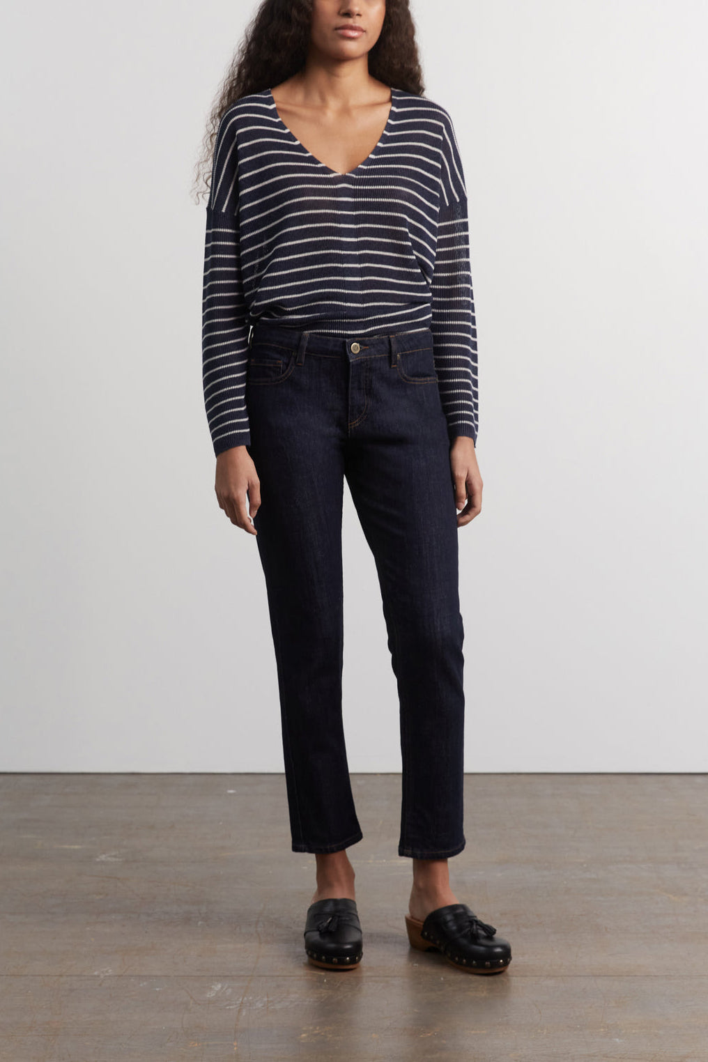 ESME - Jean slim 7/8 en coton Stretch Faume - seconde main