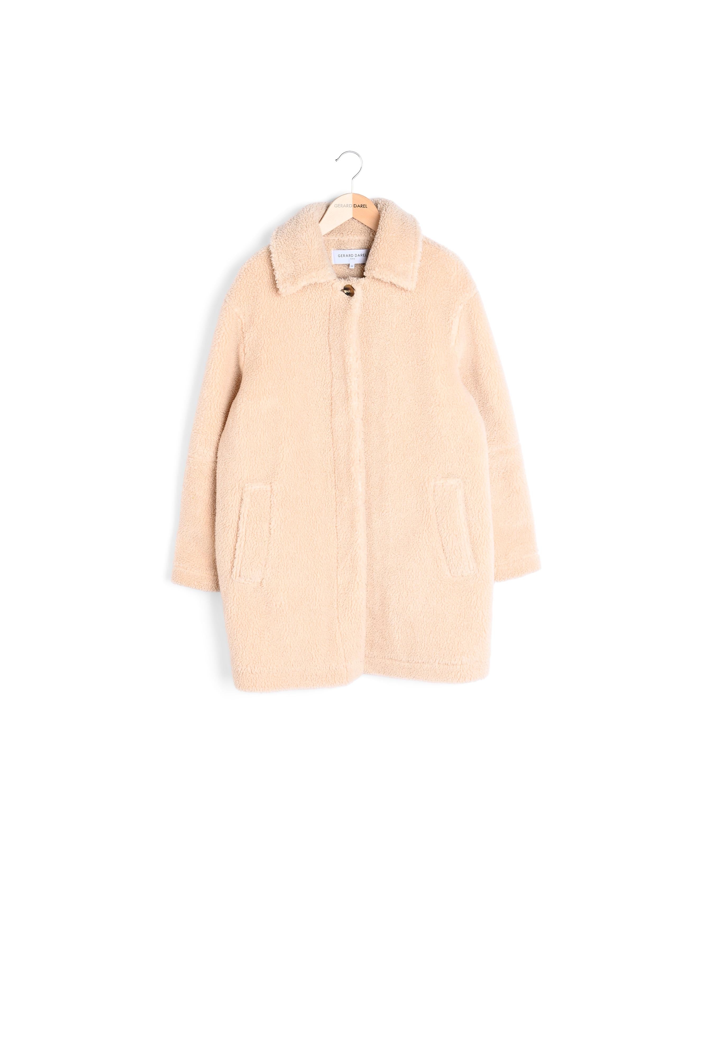 Manteau classique en fausse fourrure - SHARON Faume - seconde main