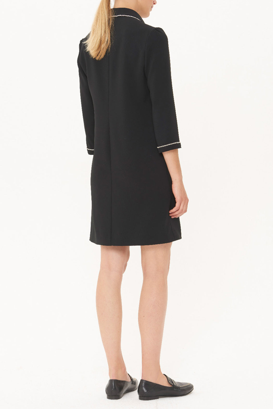 DENYS - Robe-chemise en crêpe Faume - seconde main