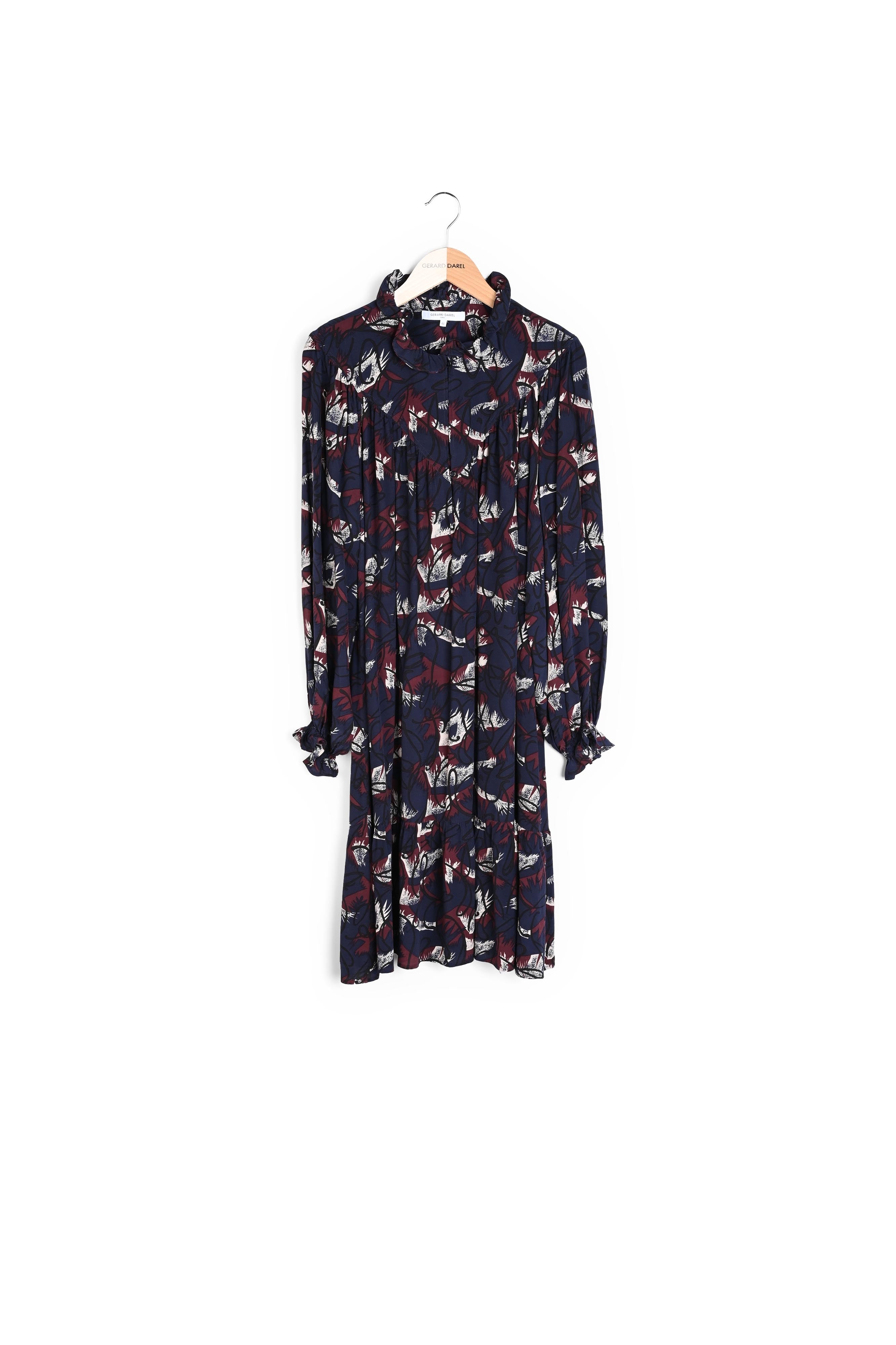 Robe courte et ample avec détails volantés - JULY Faume - seconde main