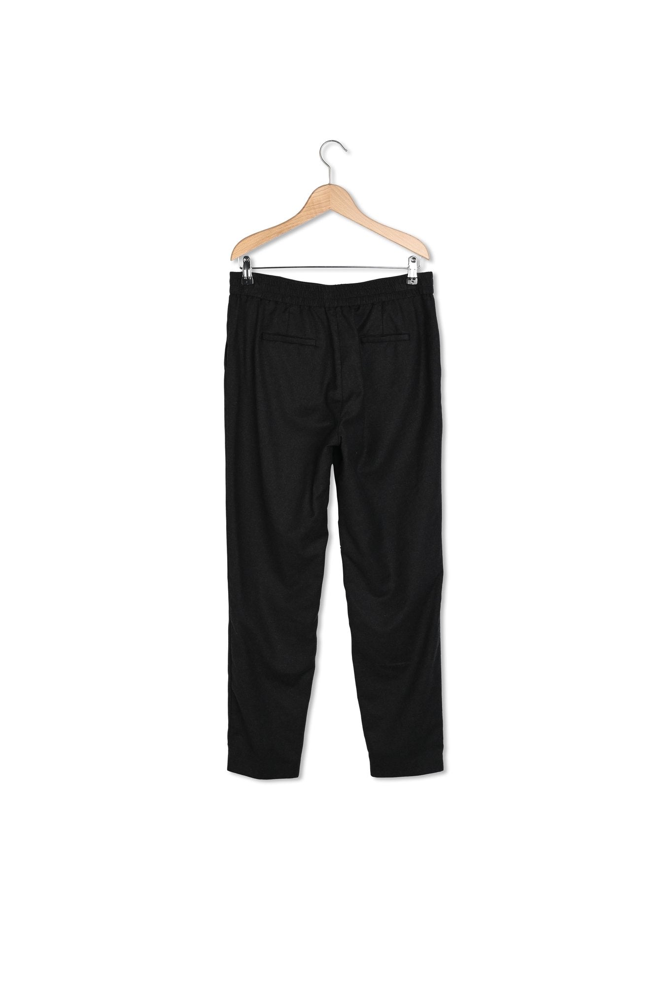 Pantalon droit élastiqué à la taille Faume - seconde main