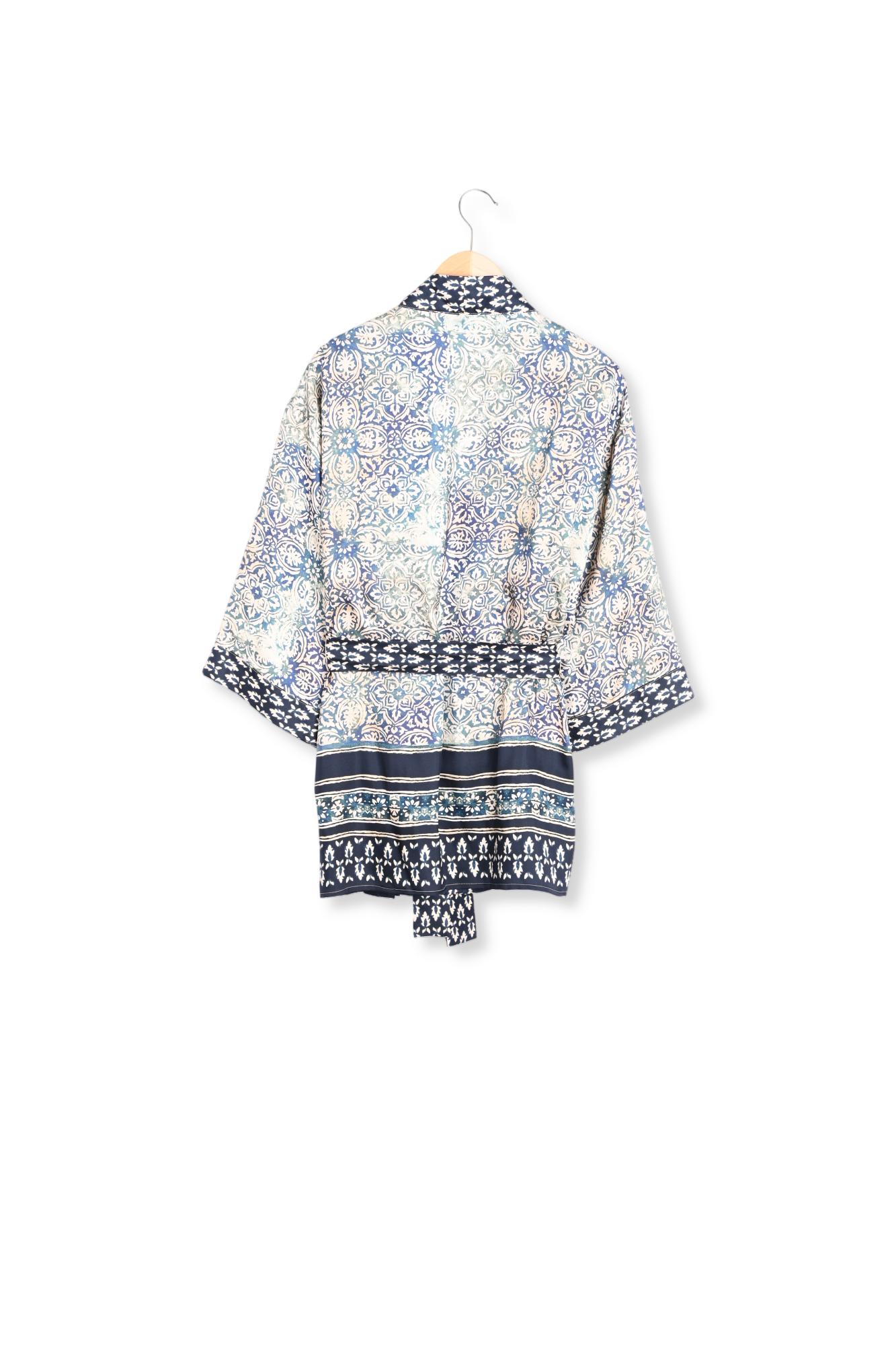 Kimono imprimé en soie - BRUNELLA Faume - seconde main
