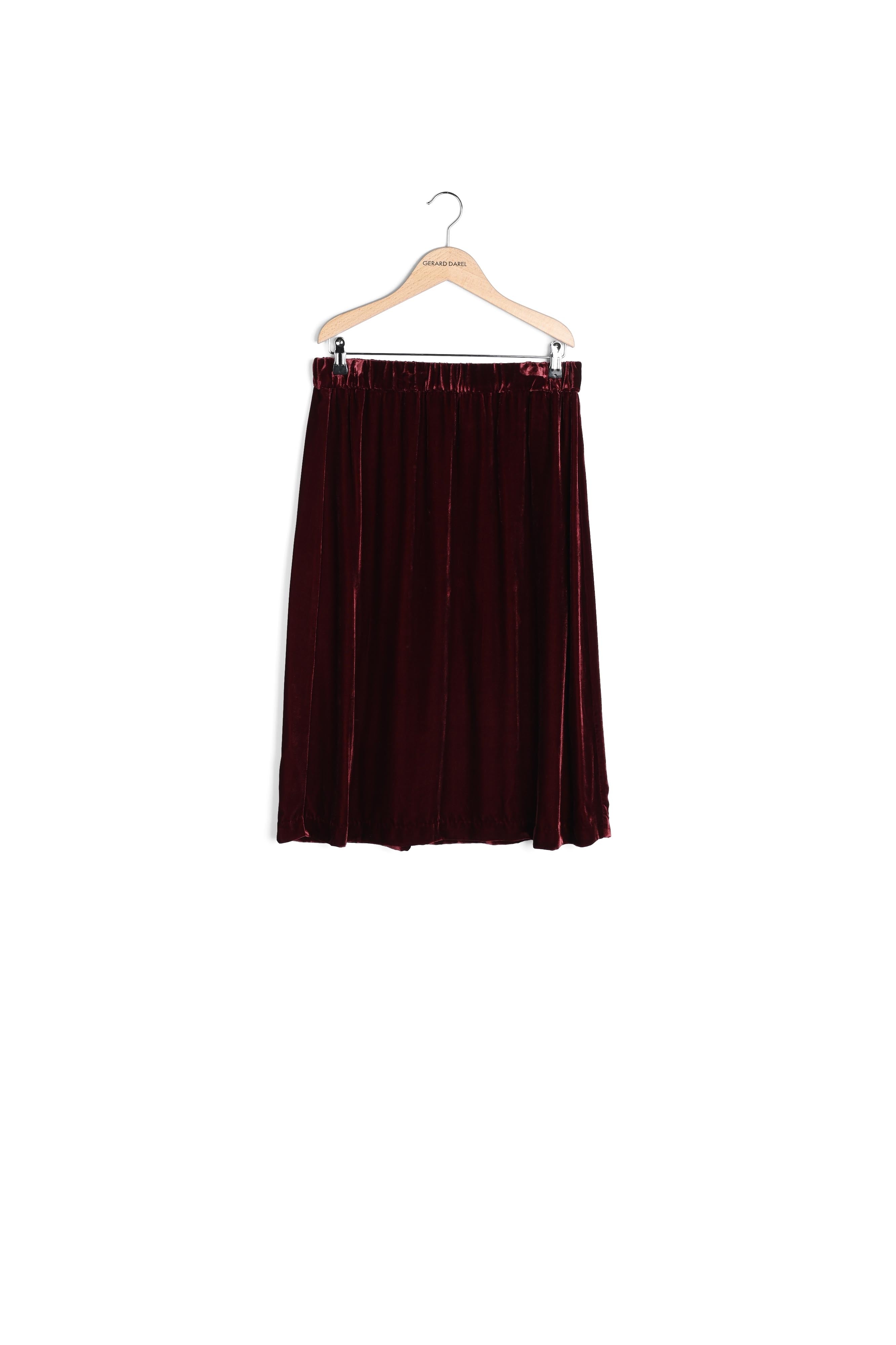 TALLY - Jupe midi velours Faume - seconde main