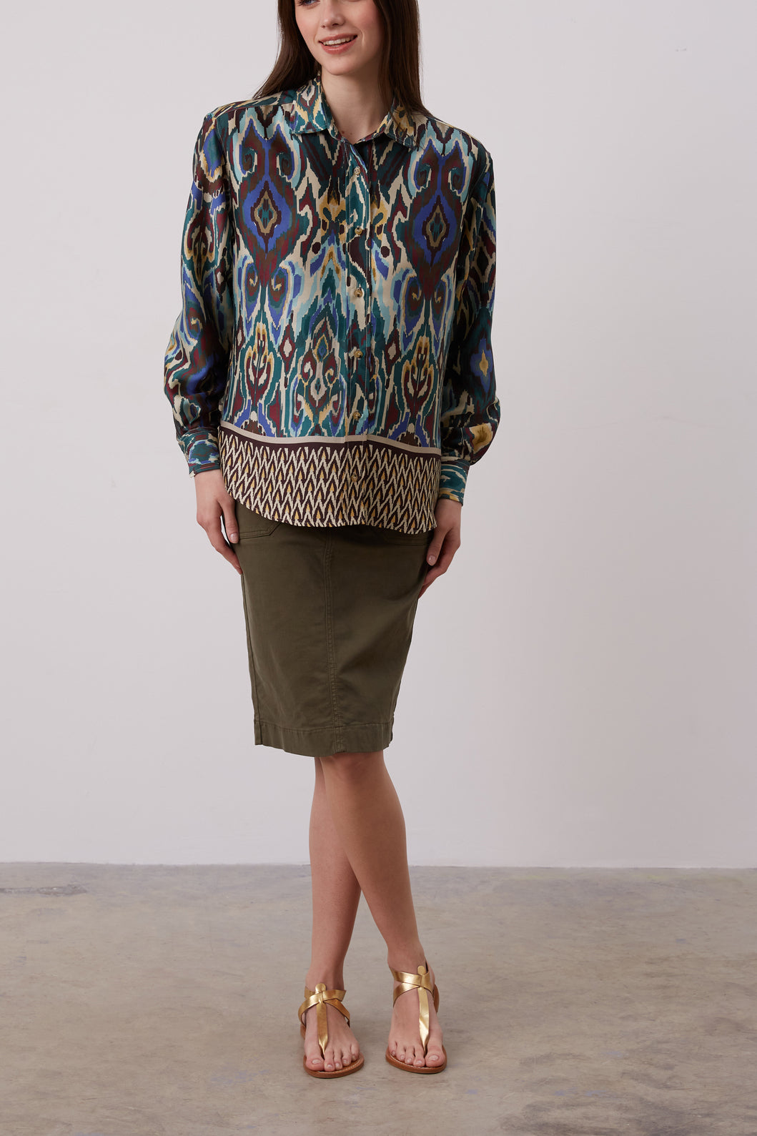 Chemise ethnique - CHRISTIAN Faume - seconde main