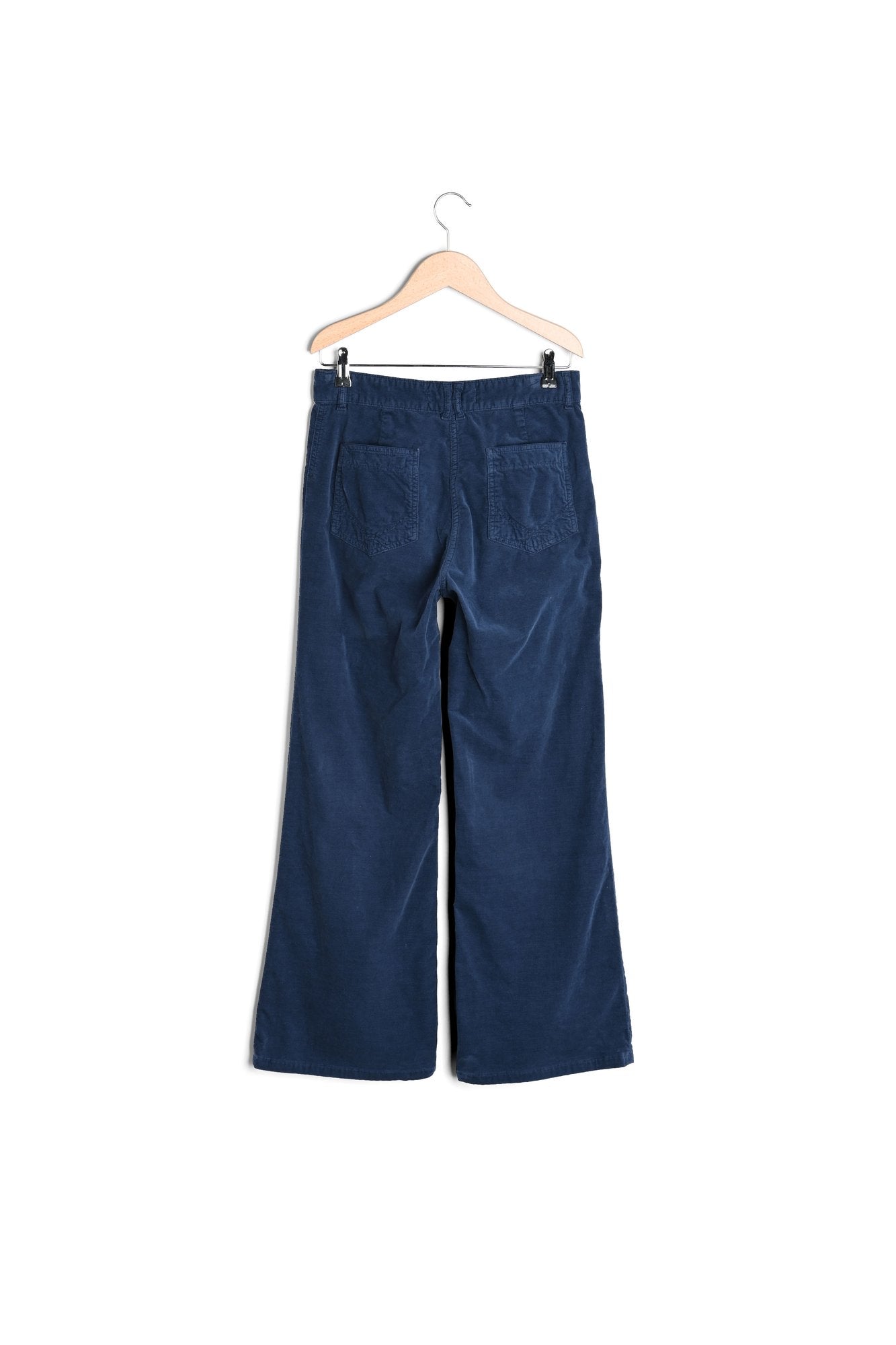 Pantalon flare taille haute en velours - ANNA Faume - seconde main
