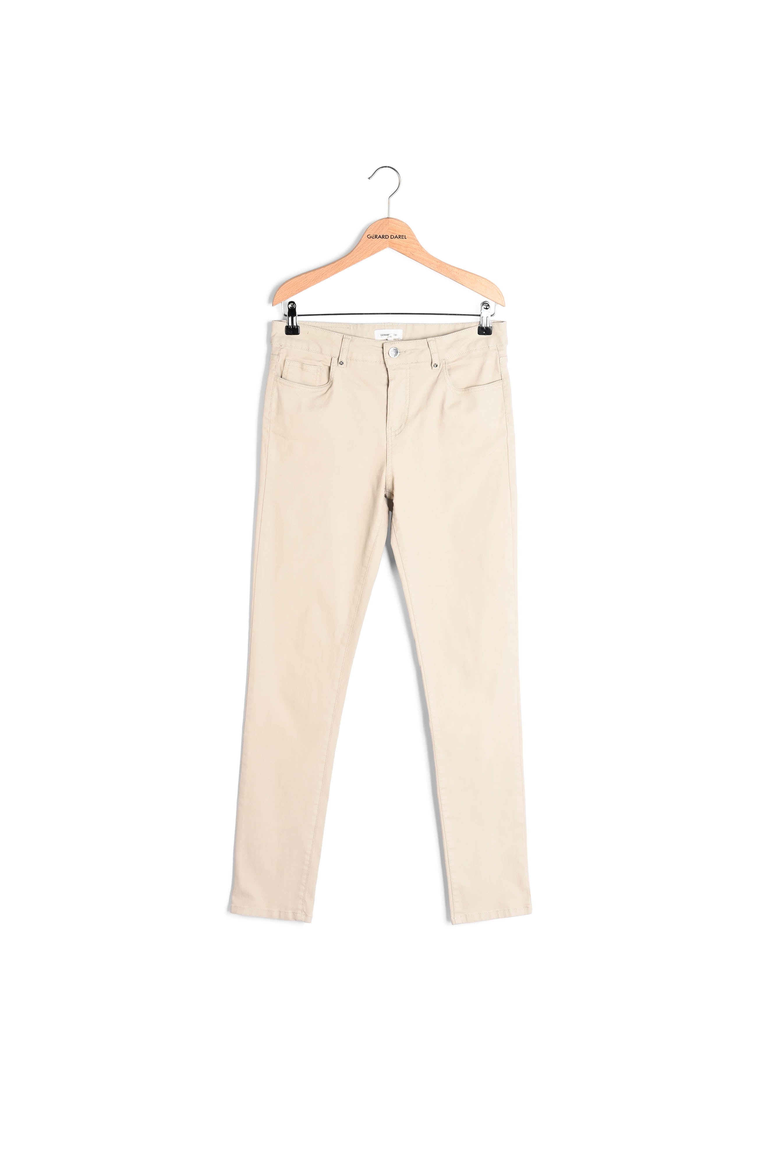 MARGAUX - Pantalon en coton Stretch enduit Faume - seconde main