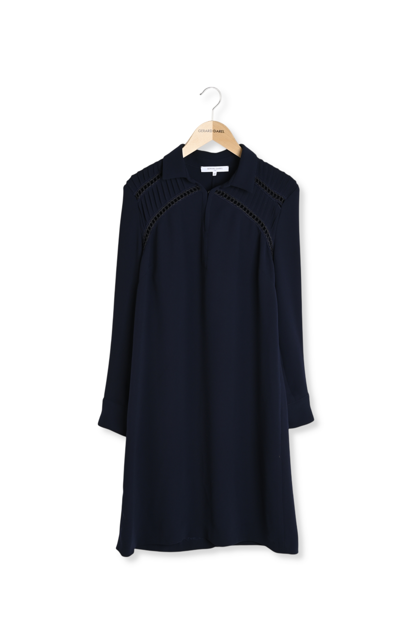 DAENA - Robe en crêpe et broderie Faume - seconde main