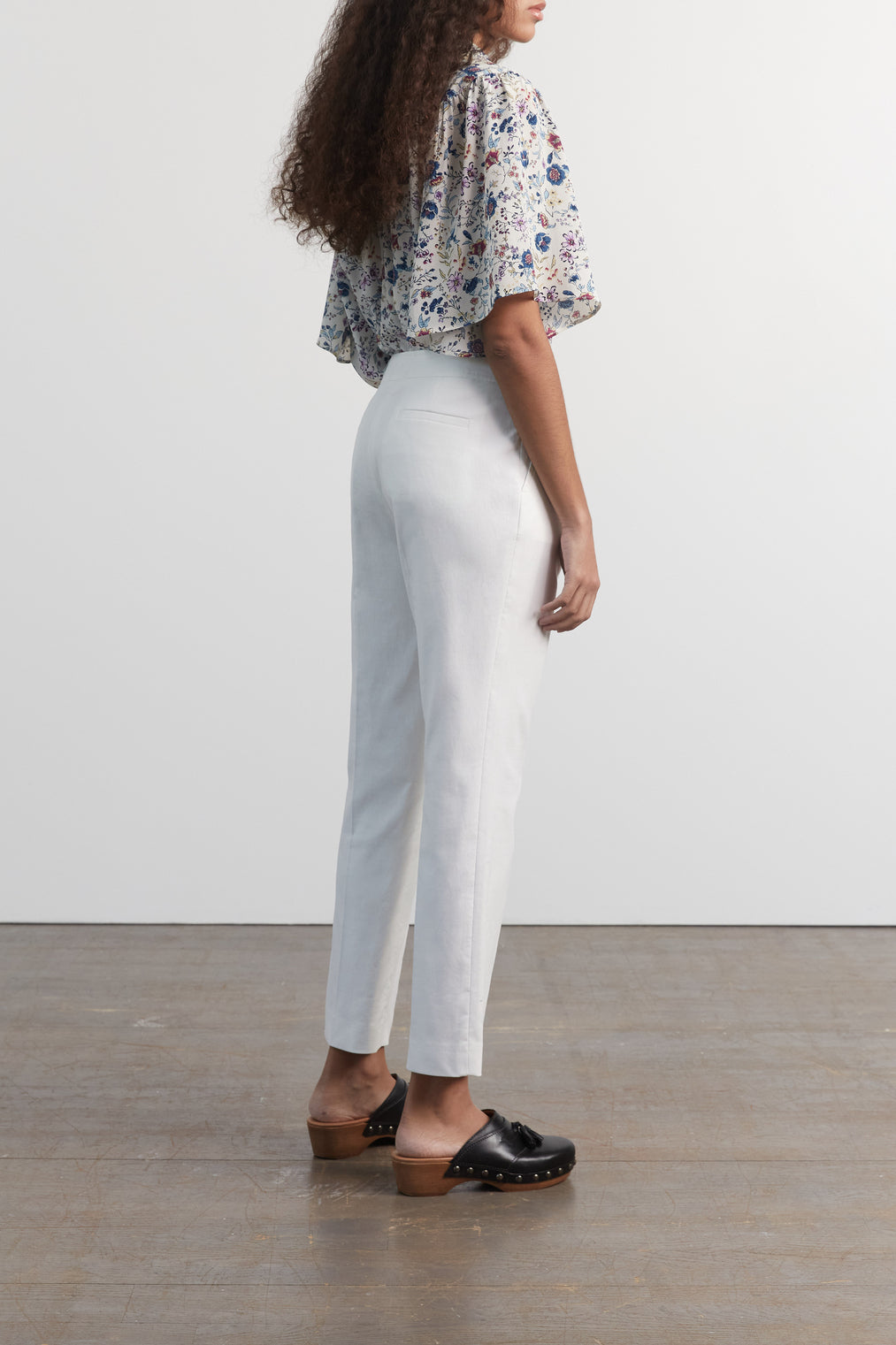 Pantalon droit en coton - ETIENNE Faume - seconde main