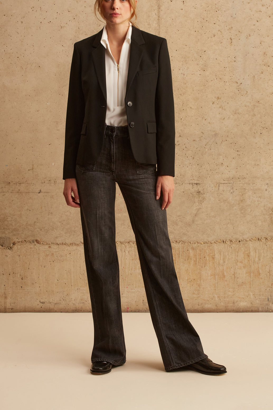 Veste de tailleur courte - NELLE Faume - seconde main