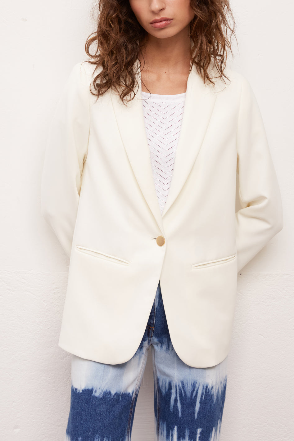 ALESSA - Veste de tailleur en crêpe Faume - seconde main