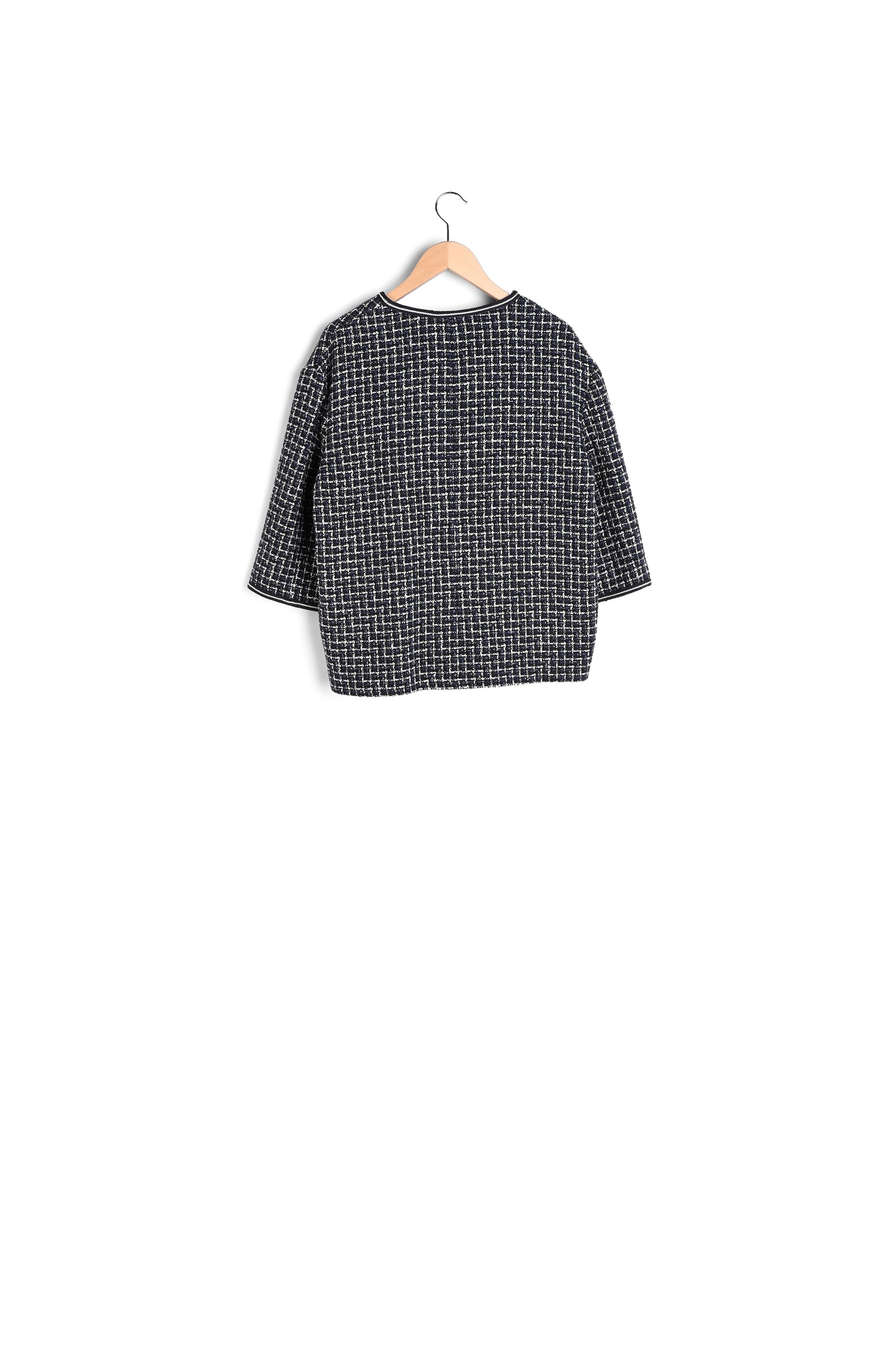 AGOSTINA - Veste courte en tweed Faume - seconde main