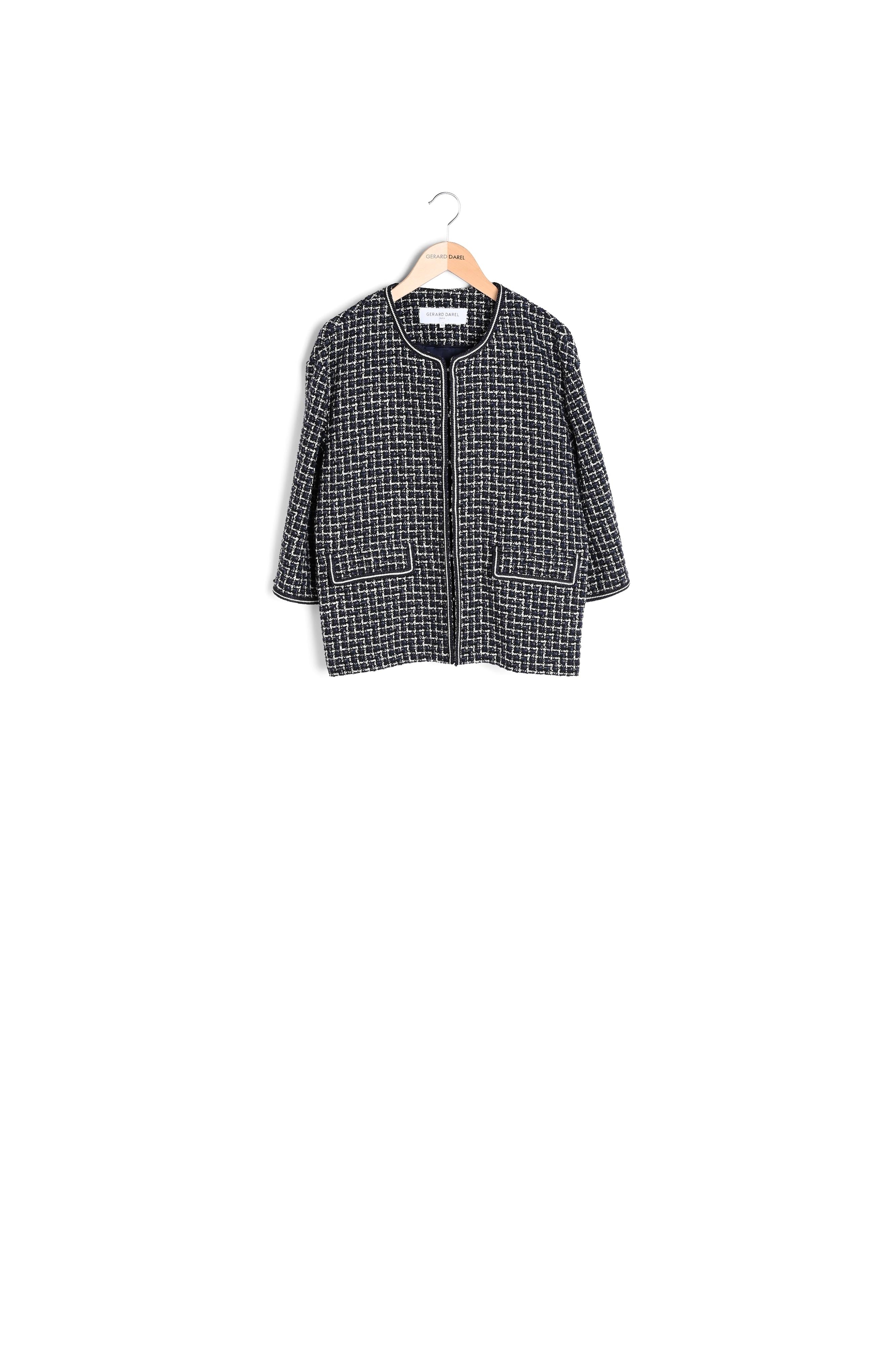 AGOSTINA - Veste courte en tweed Faume - seconde main