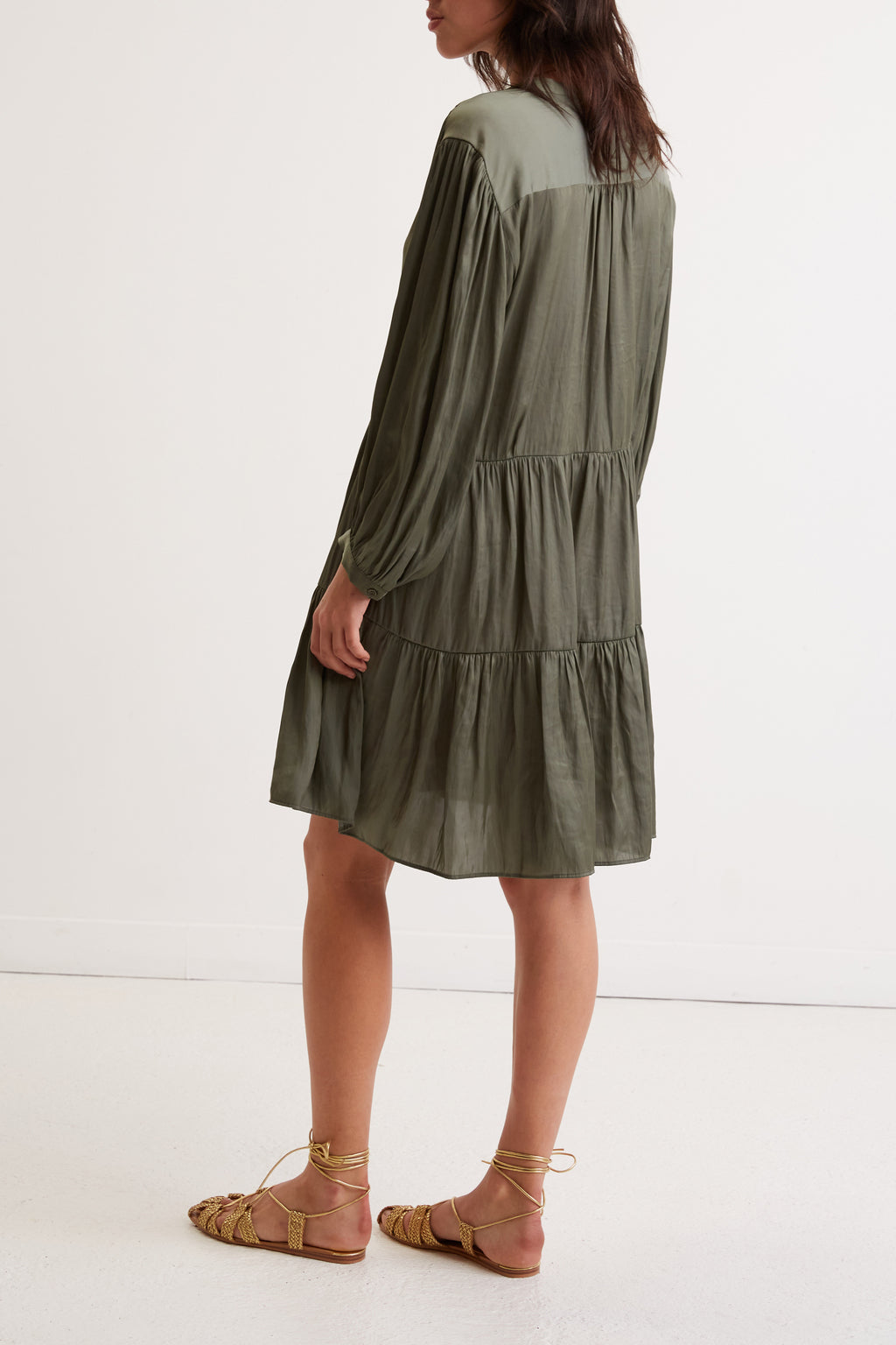 Robe courte satinée - JAUFREY Faume - seconde main