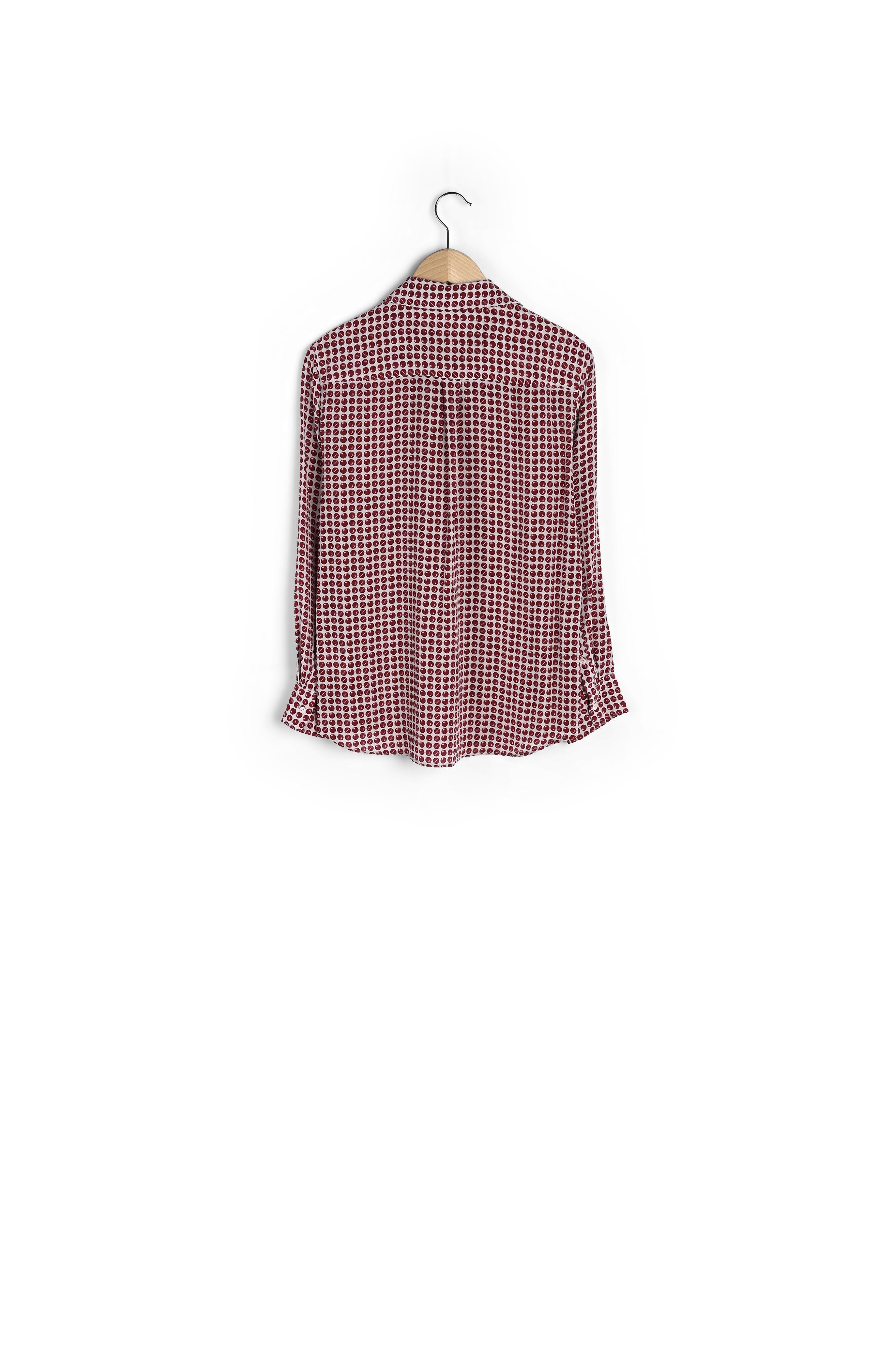 MARLA - Chemise en soie à pois Faume - seconde main