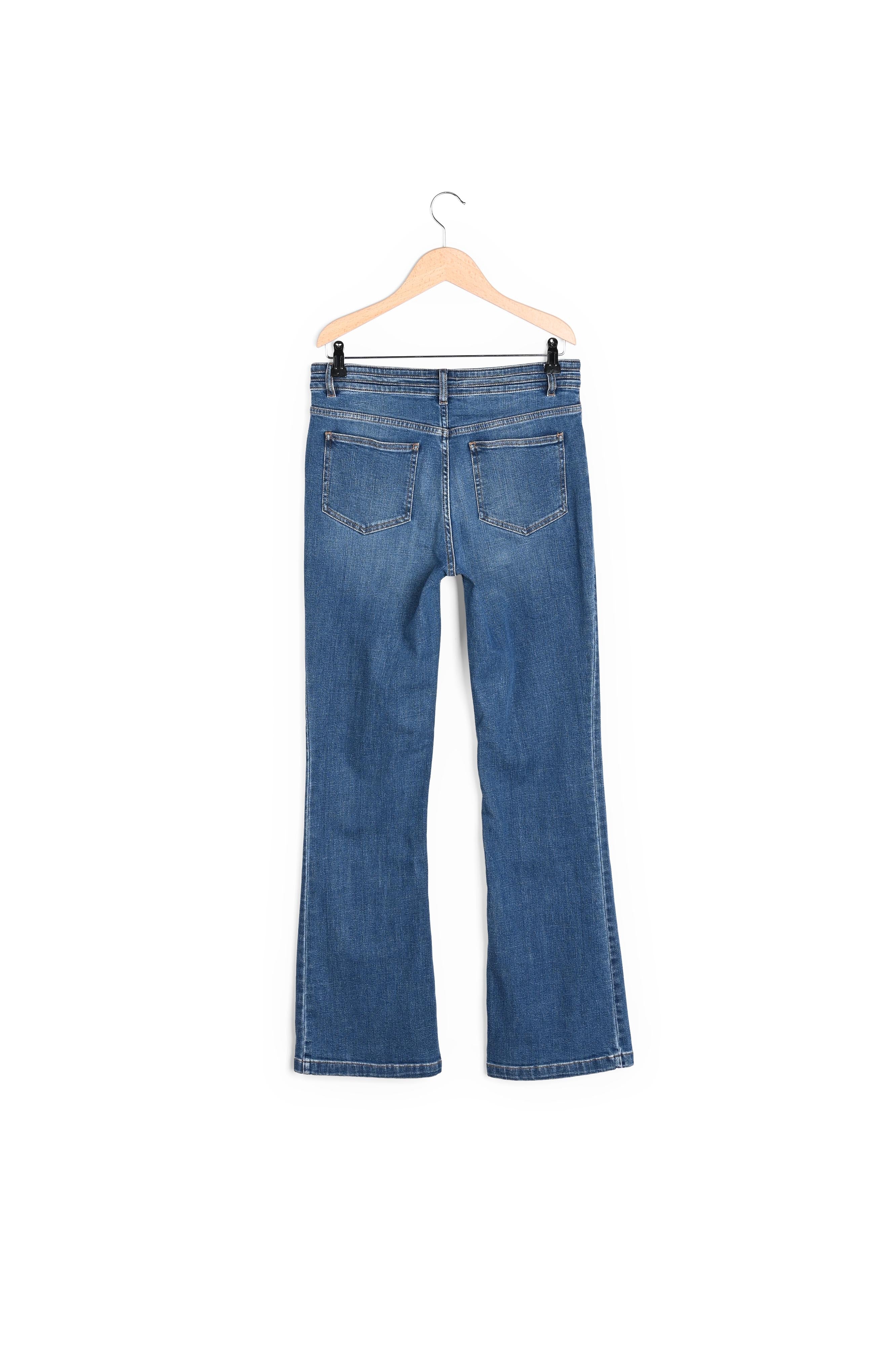 Pantalon flare en jean Stretch - LAURA Faume - seconde main