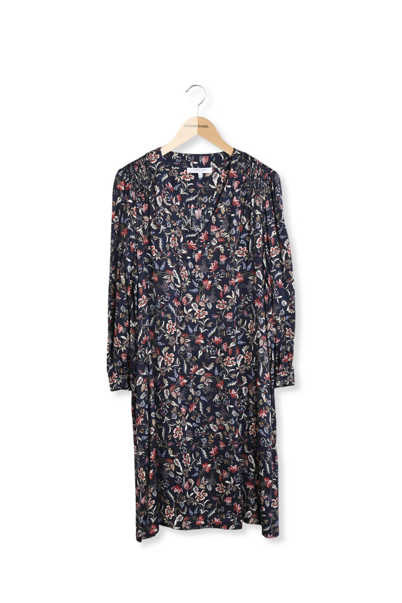 Robe courte et droite imprimé floral - JEMY Faume - seconde main