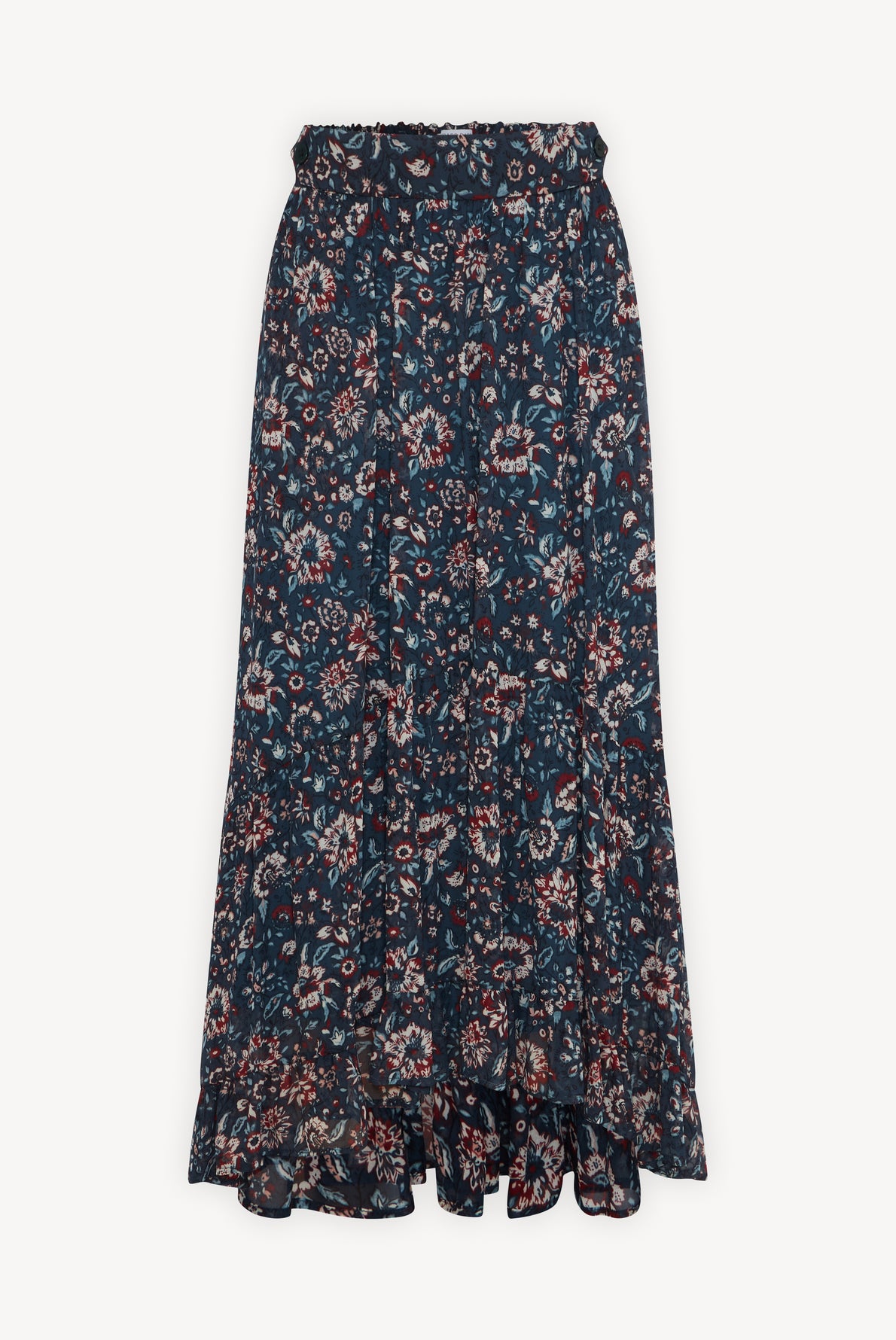 Jupe asymétrique fleurie - BONNIE Faume - seconde main