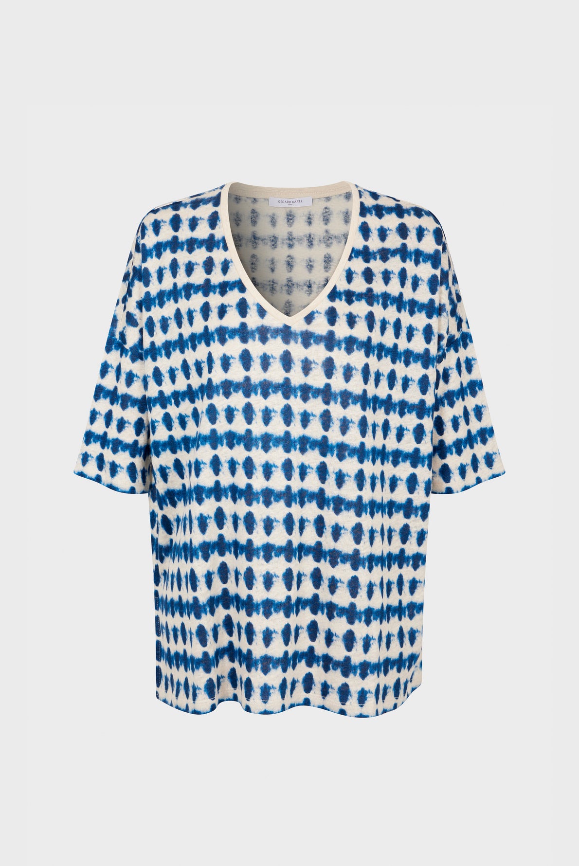 T-shirt lin Tie and Dye - APPOLINE Faume - seconde main