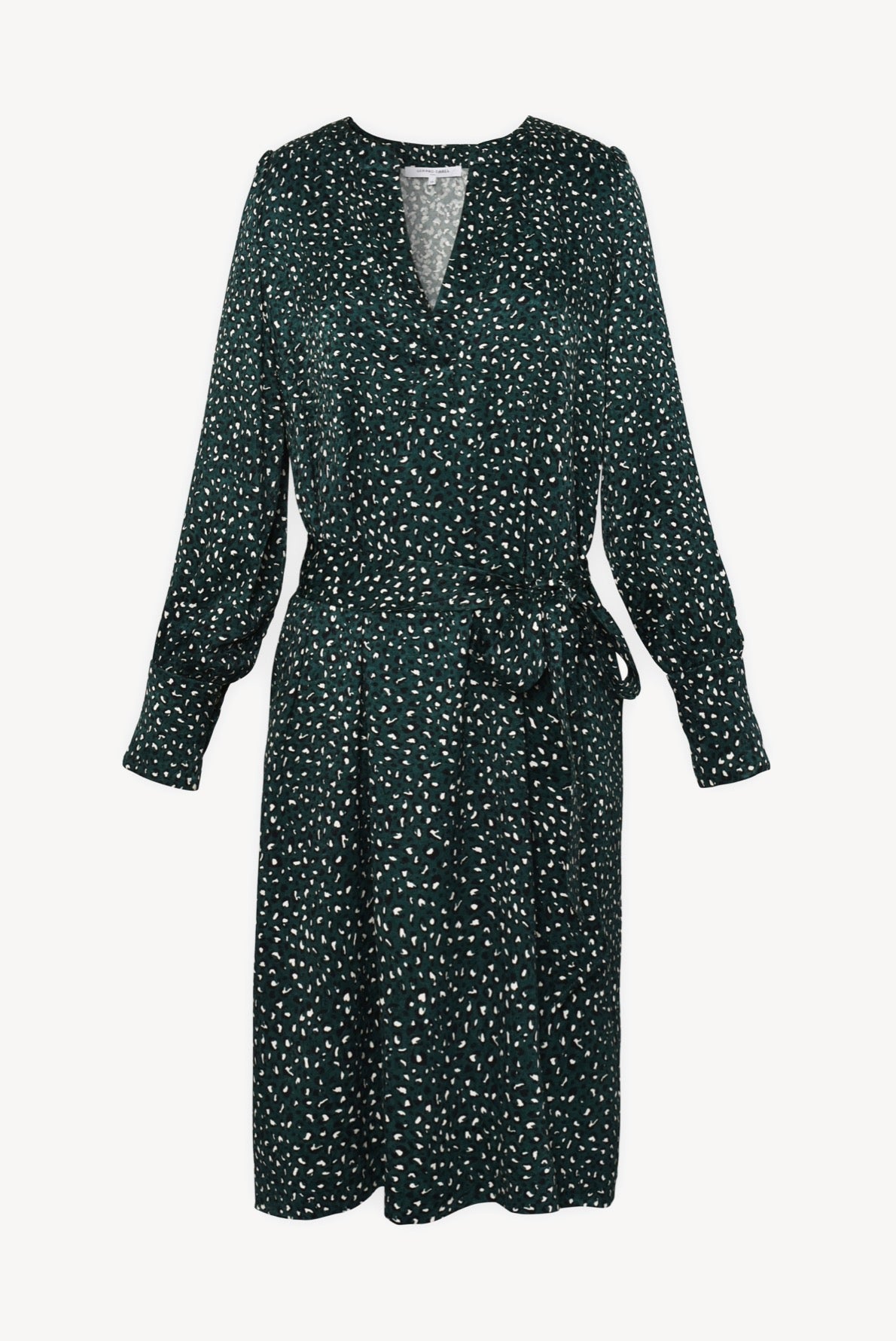 Tracey - Robe ceinturée à imprimé animalier Faume - seconde main