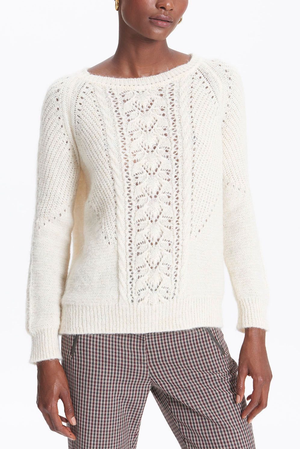 SIMONE - Pull en maille ajourée Faume - seconde main
