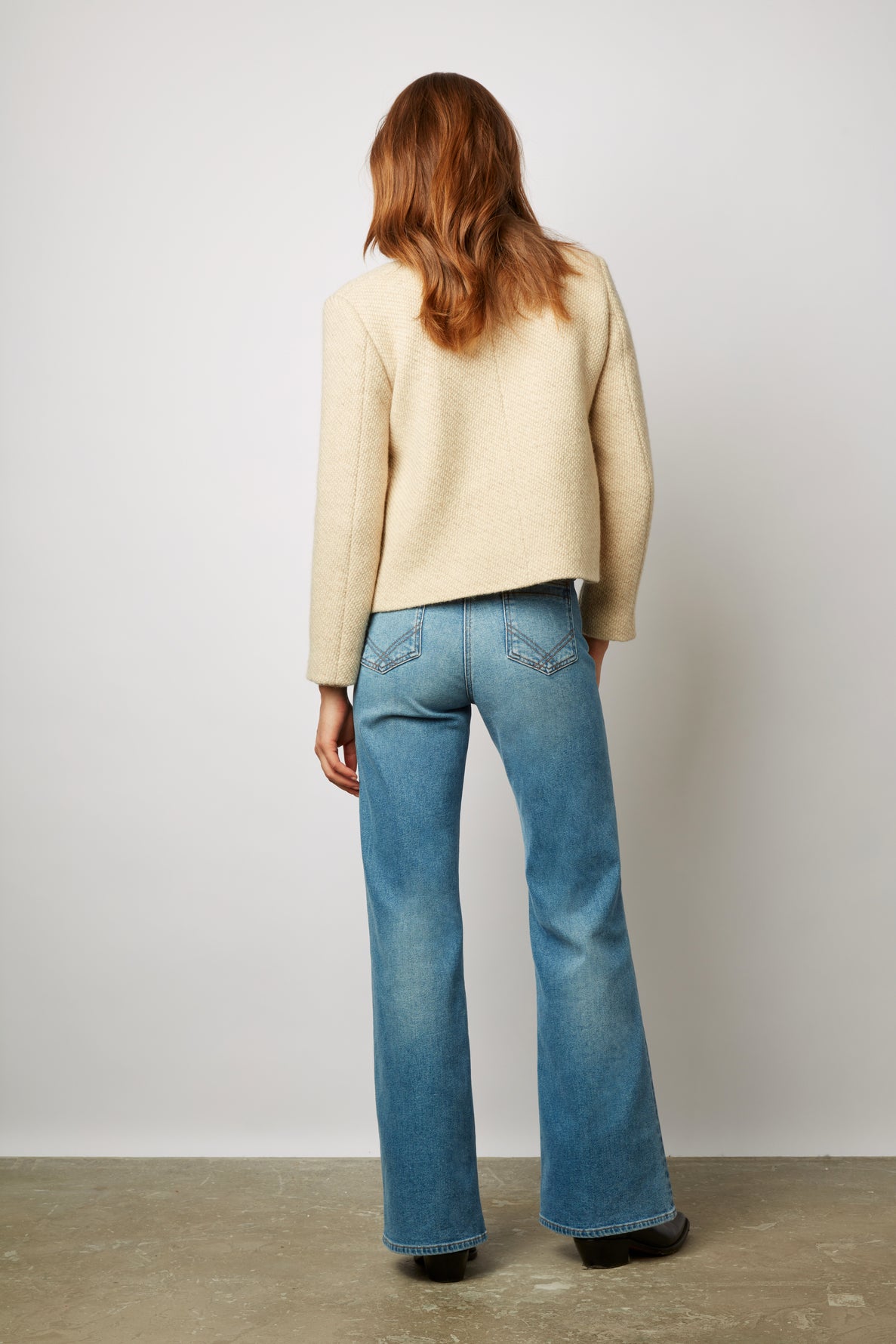 Veste tweed en laine - NOELYSE Faume - seconde main