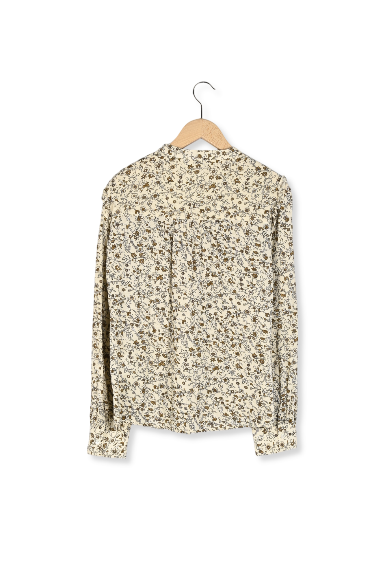 Chemise col Mao et détails volantés - CASEY Faume - seconde main