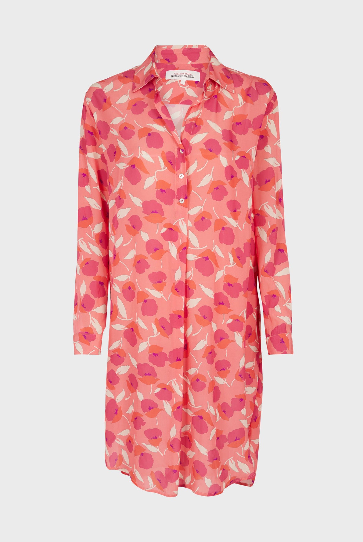 Robe chemise Pivoines - MILE Faume - seconde main