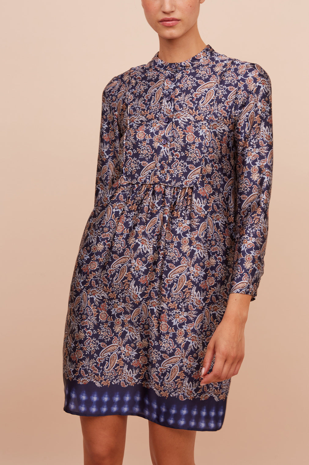 Robe imprimée à plastron - JOY Faume - seconde main