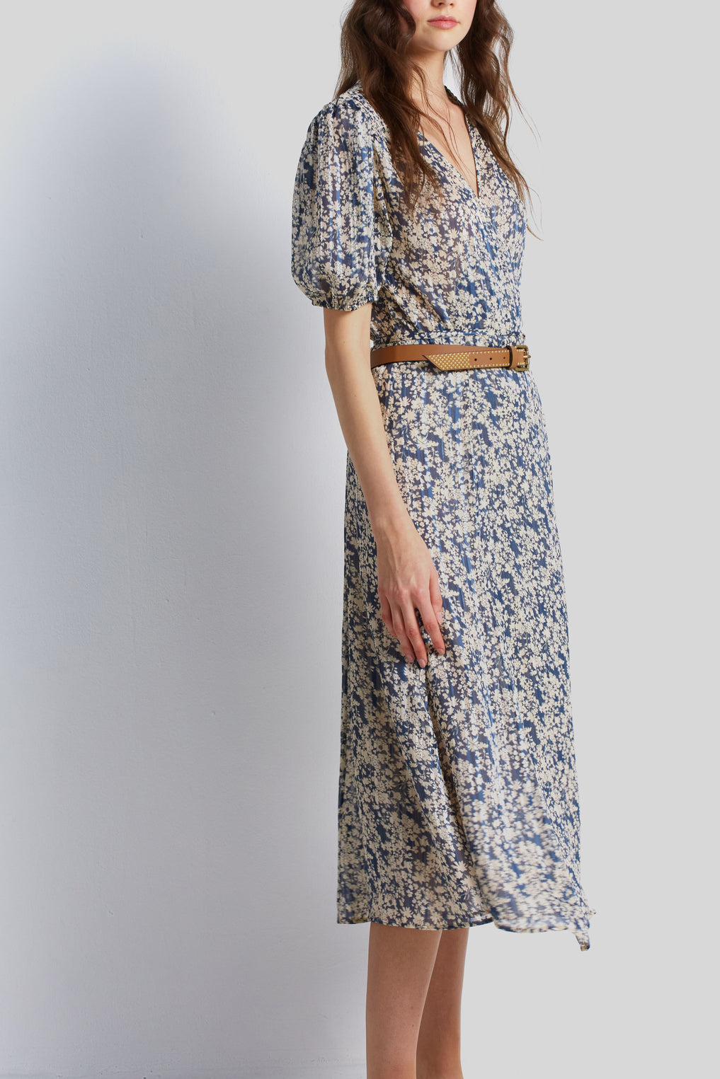 Robe portefeuille fleurie - JEROME Faume - seconde main