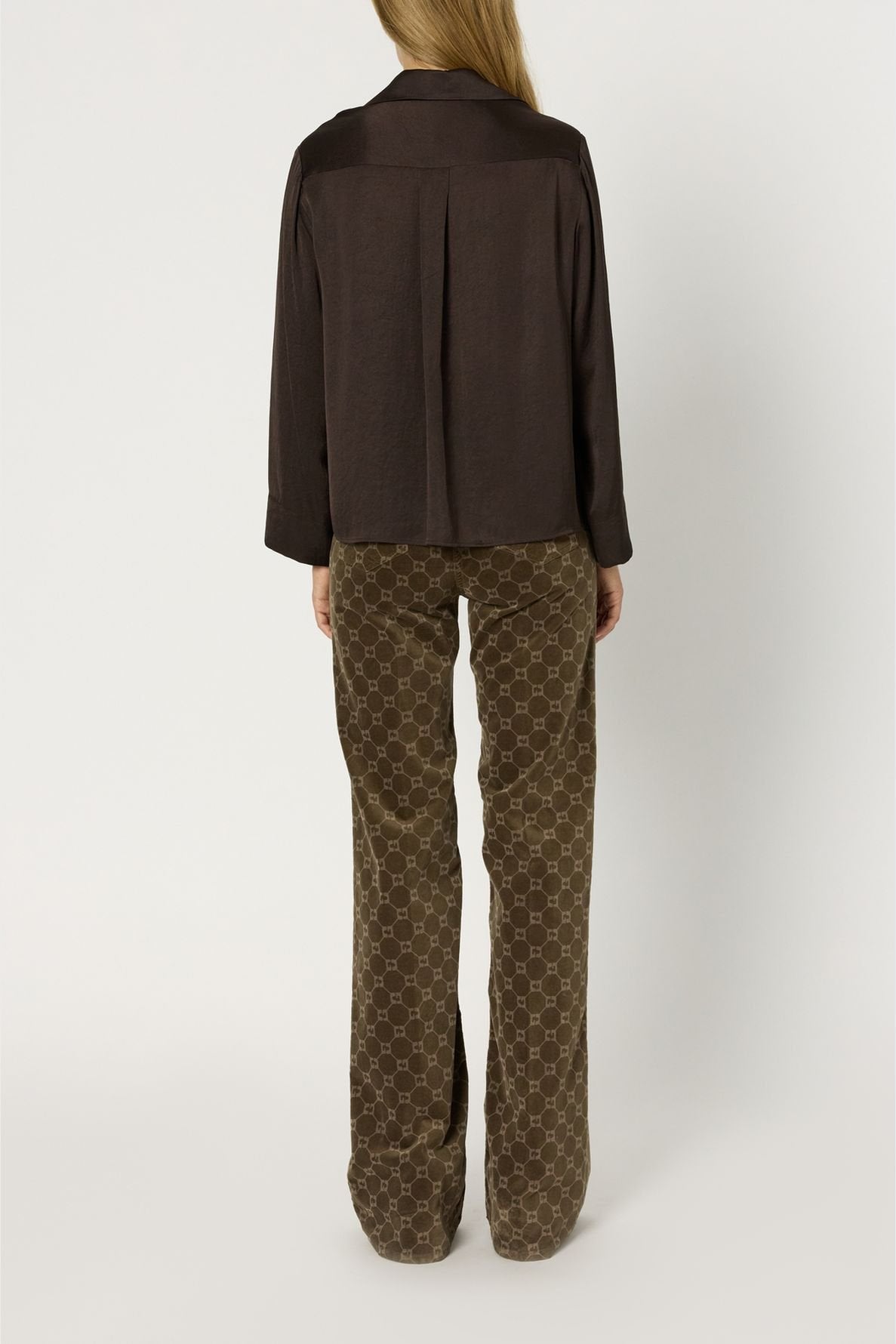 Chemise fluide en satin - ALINA Faume - seconde main