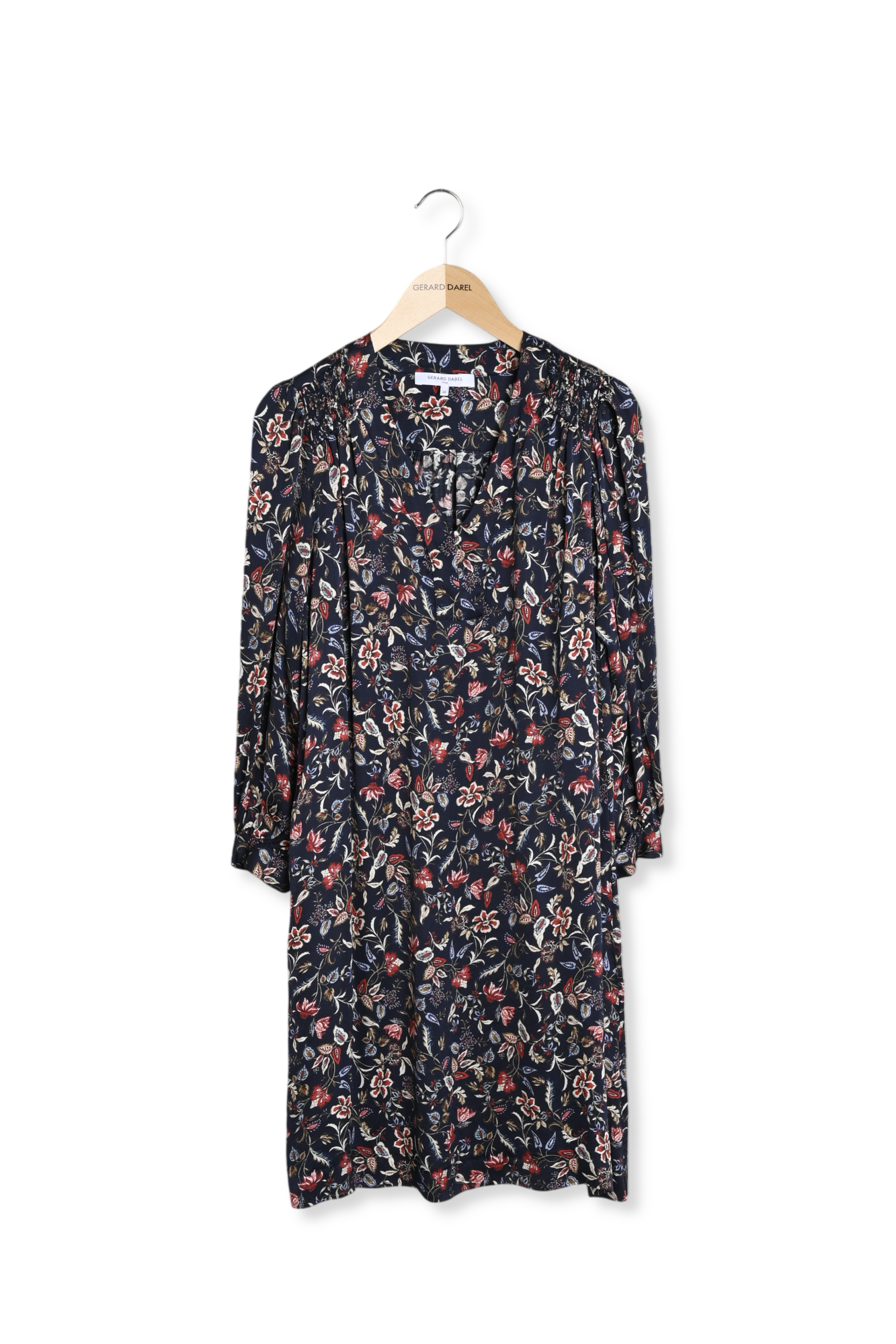 Robe courte et droite imprimé floral - JEMY Faume - seconde main