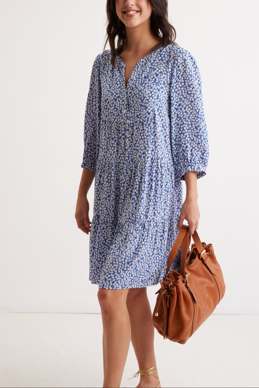 Robe courte à fleurs - JUDITH Faume - seconde main