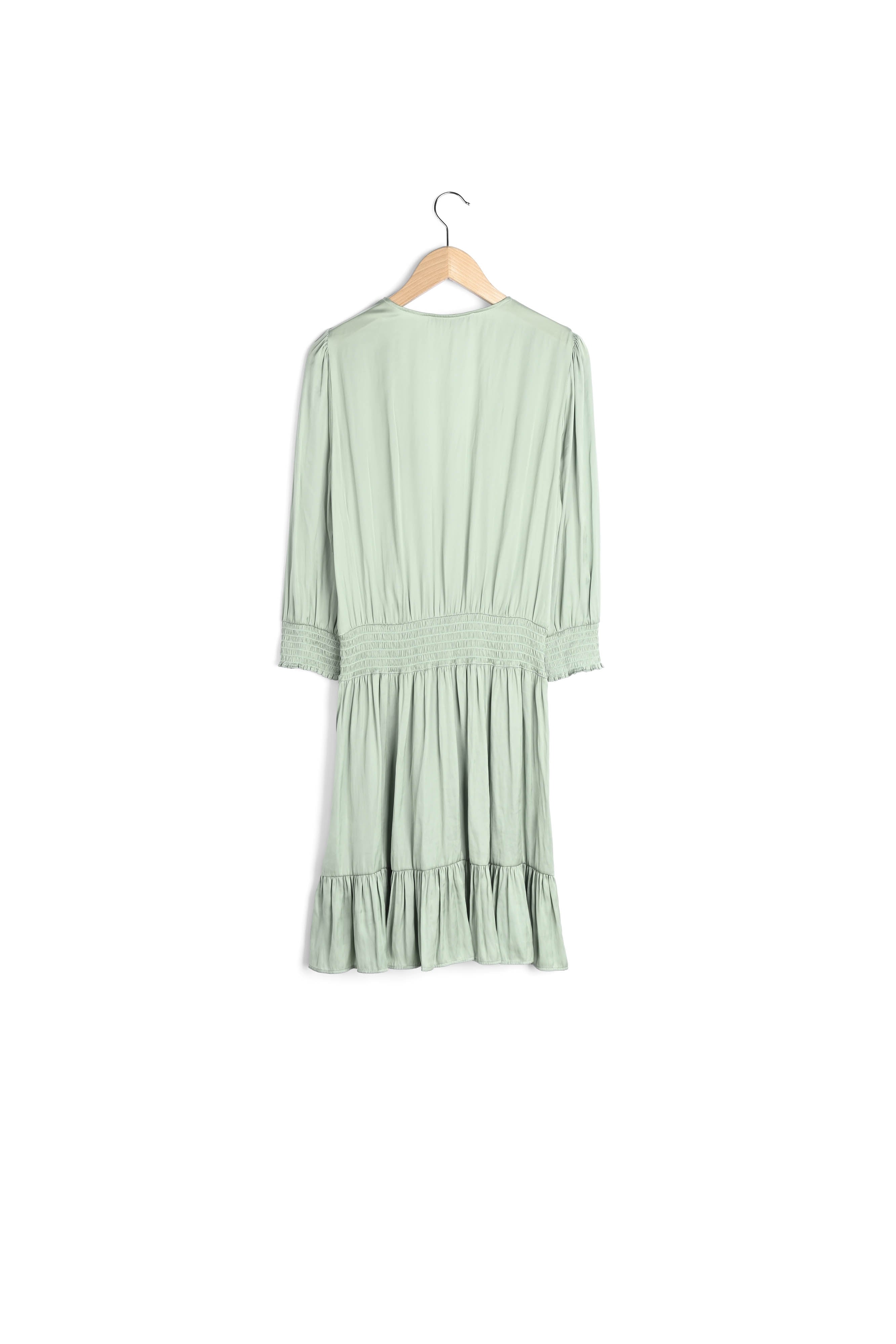 Robe à smocks et volants - JORIS Faume - seconde main