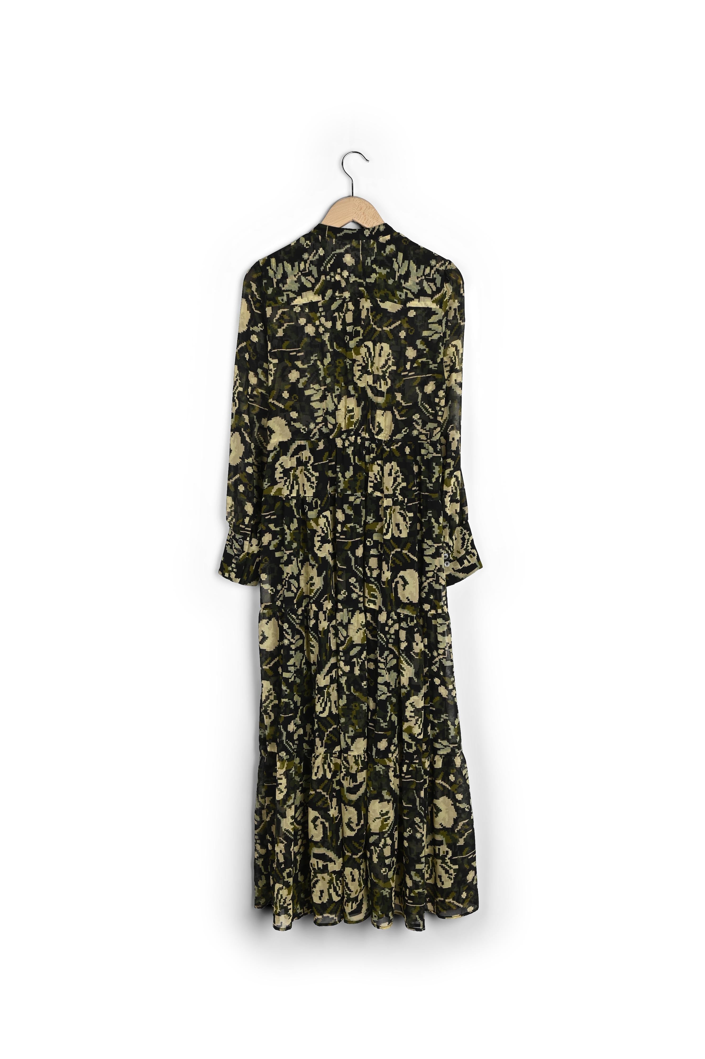 Robe bohème en mousseline à motif Ikat - ADA Faume - seconde main