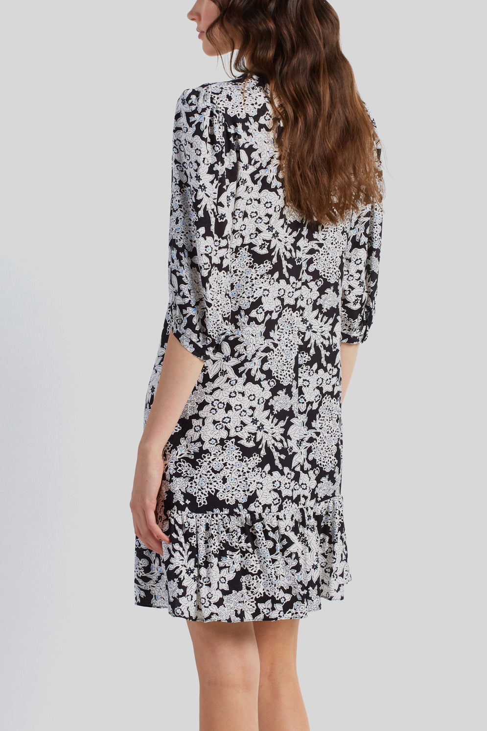 Robe fleurie à volant - JIN Faume - seconde main