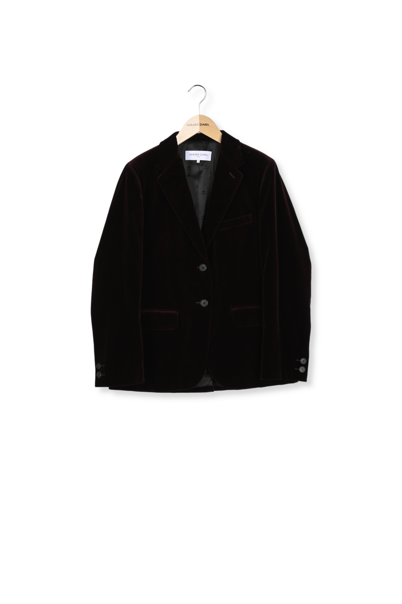 Blazer droit en velours - MAEVA Faume - seconde main