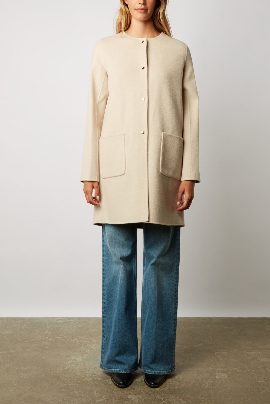 Manteau réversible en laine fine - SABRINA Faume - seconde main