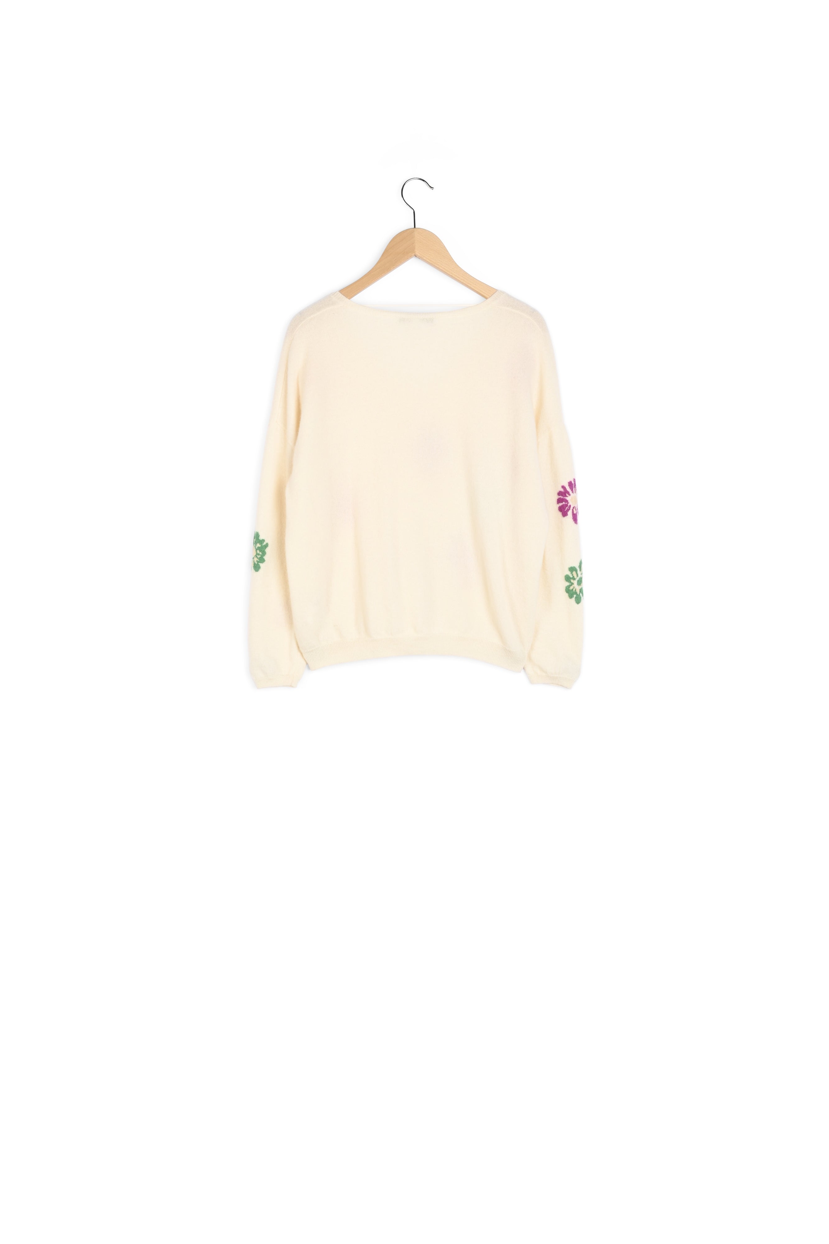 Pull cachemire à fleurs - LAYSSA Faume - seconde main