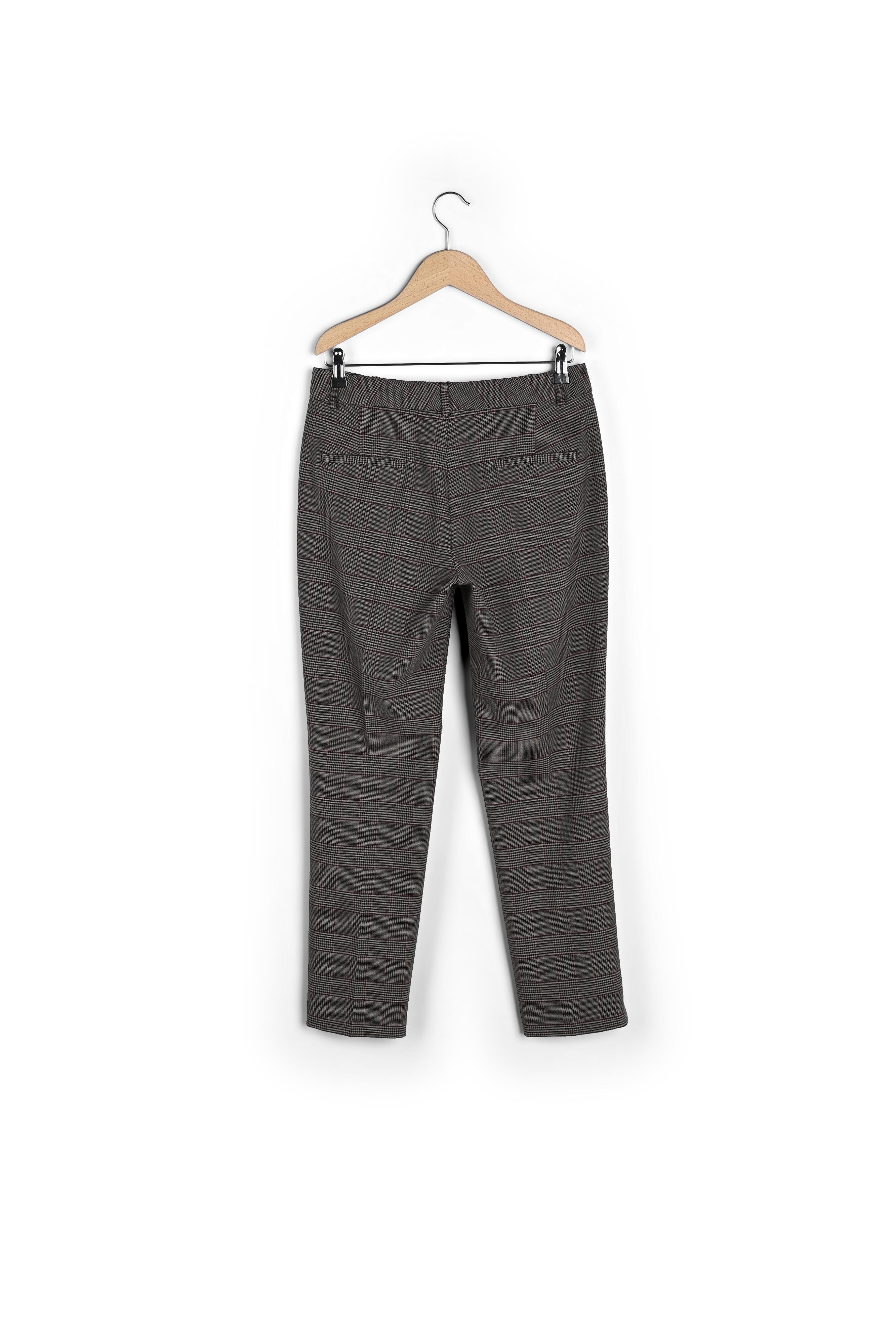 LEANDRA - Pantalon 7/8 imprimé prince-de-galles Faume - seconde main