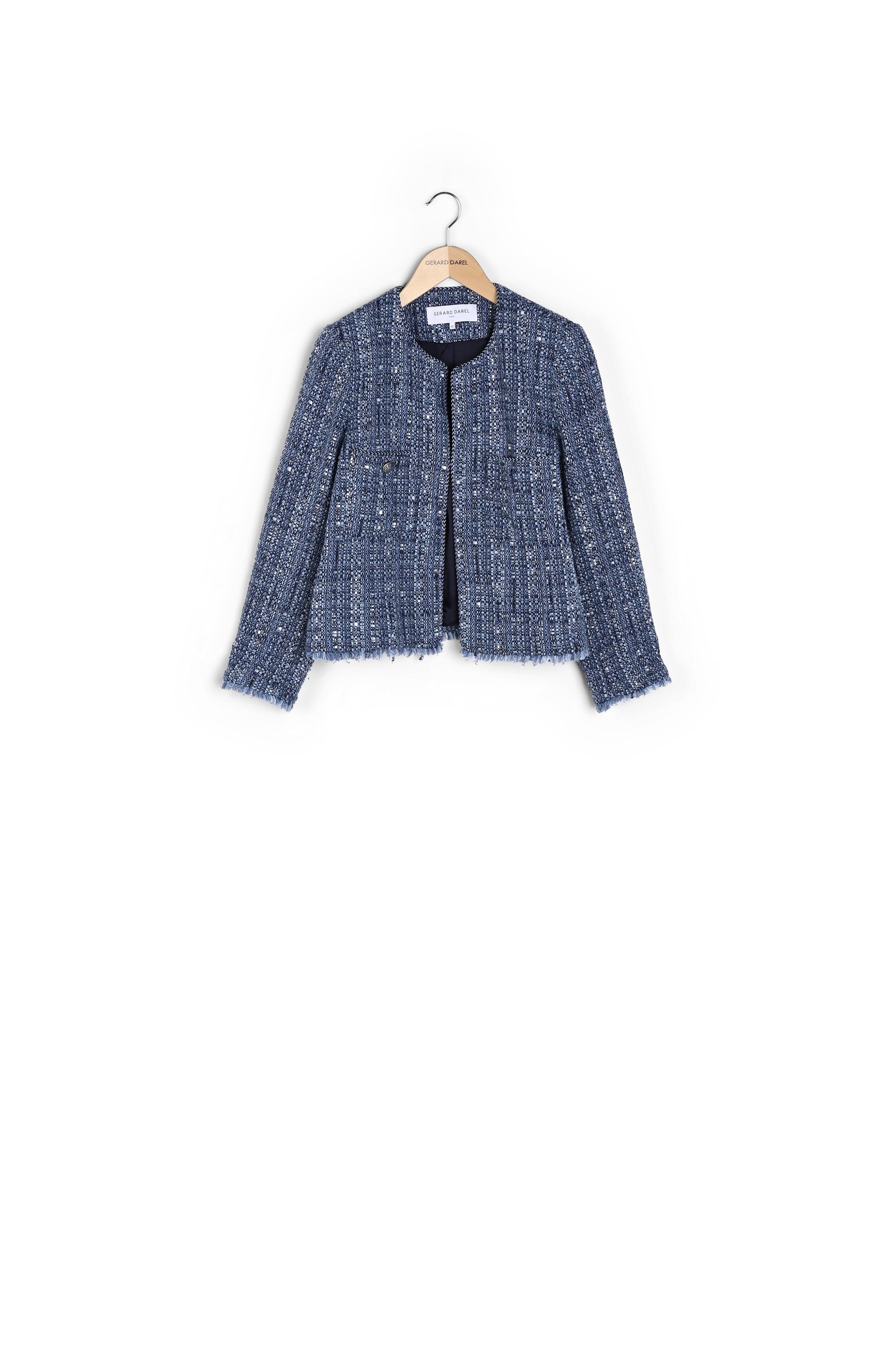 Veste en tweed et lurex - BELMIRA Faume - seconde main