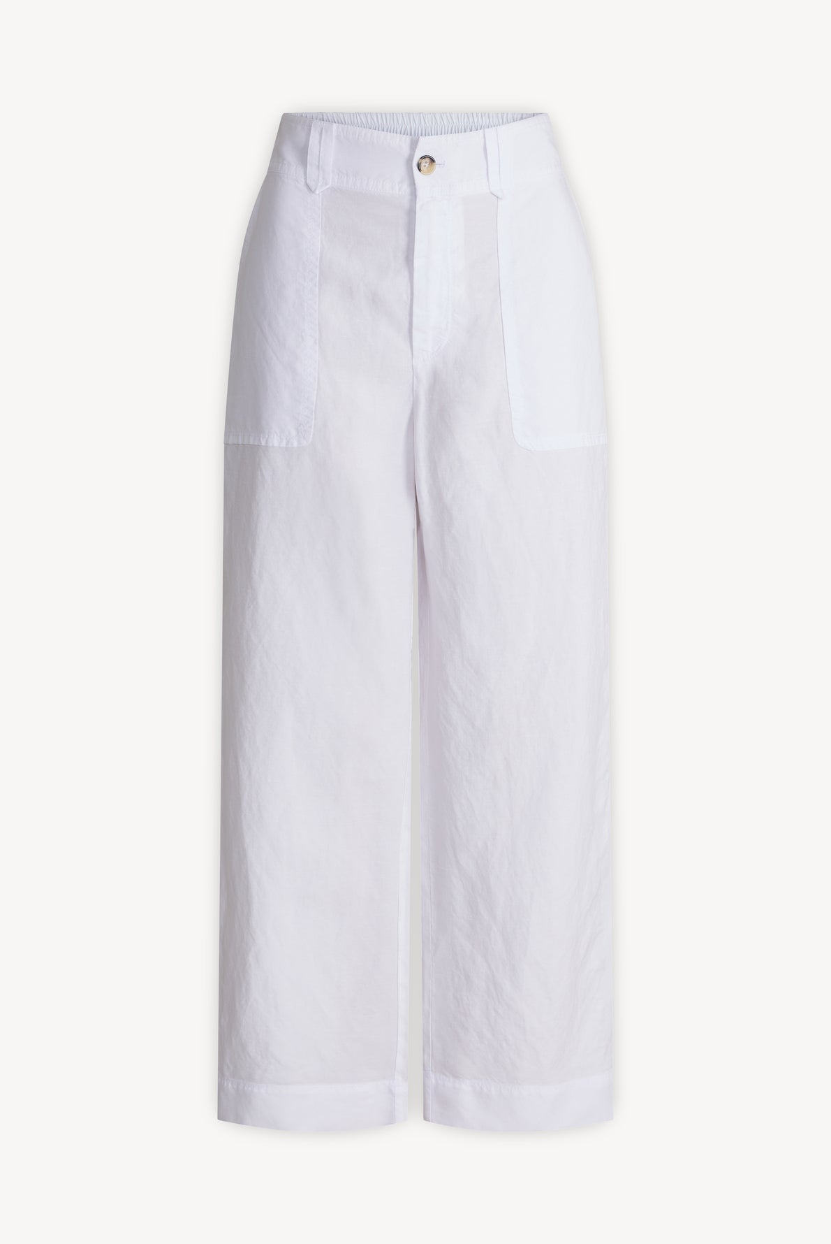 Pantalon casual en lin mélangé - ELLA Faume - seconde main