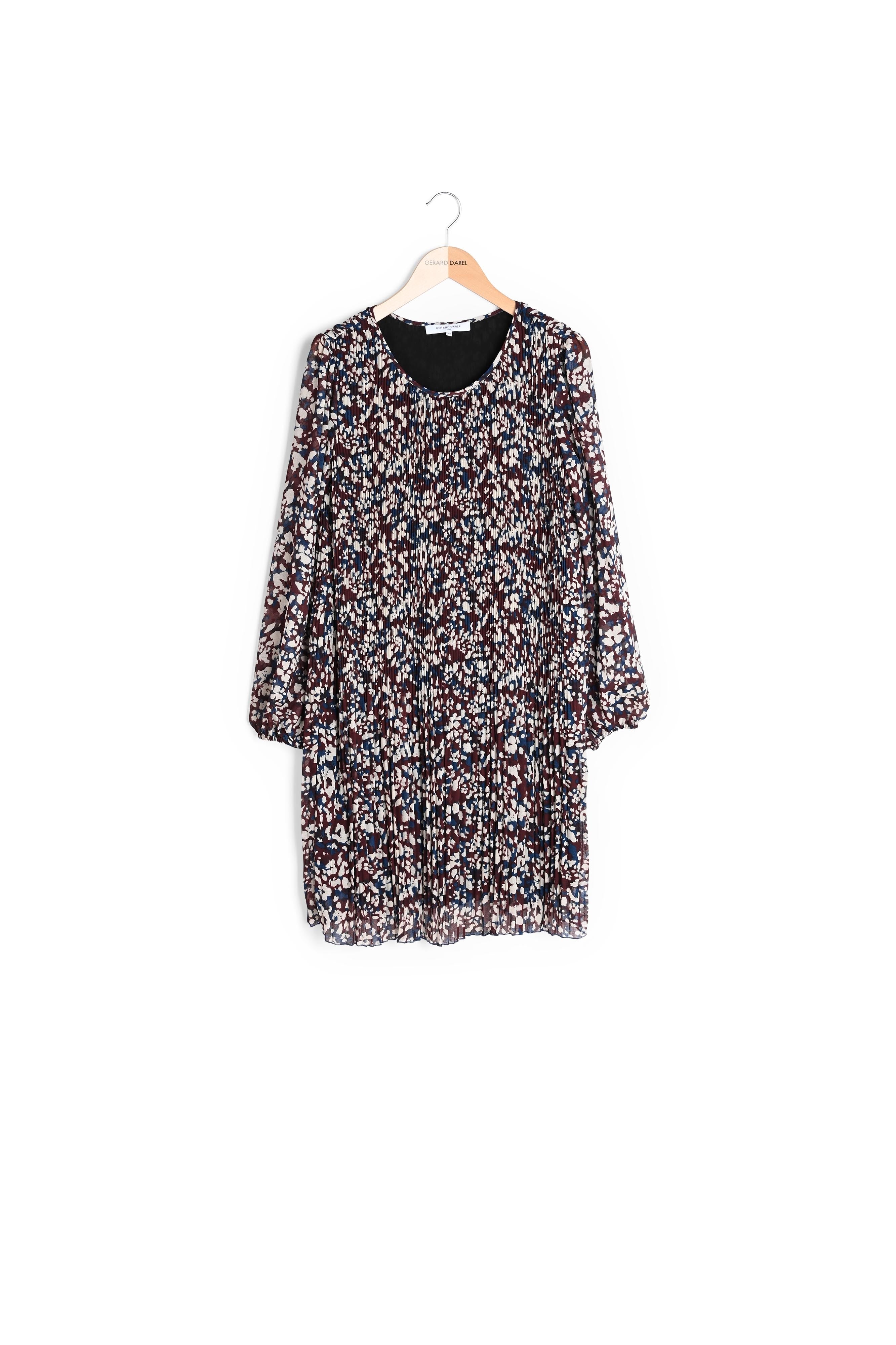 Robe imprimée et plissée - JAYA Faume - seconde main