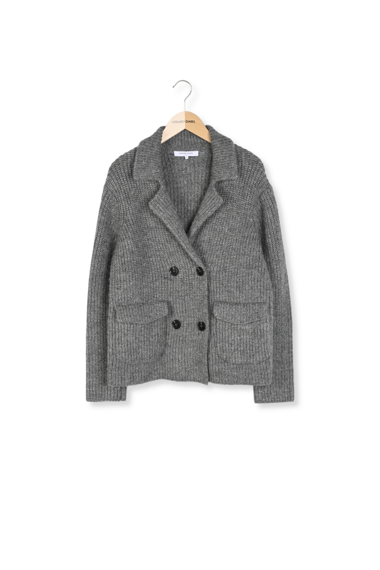 Gilet à col en maille épaisse - JOESSE Faume - seconde main