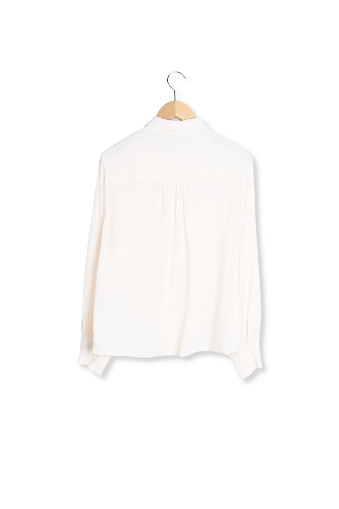 Chemise en jacquard à jabots - ADELE Faume - seconde main