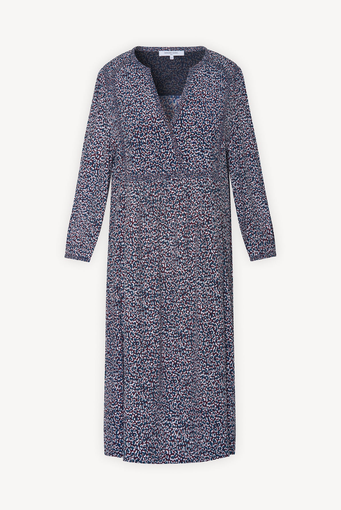 Robe à motif léopard fantaisie - JANET Faume - seconde main