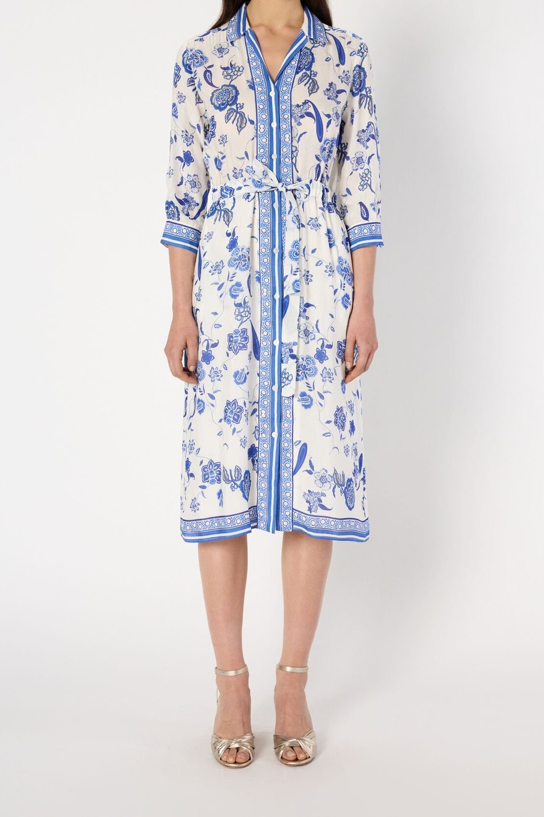Robe chemise imprimée - POLETTE Faume - seconde main