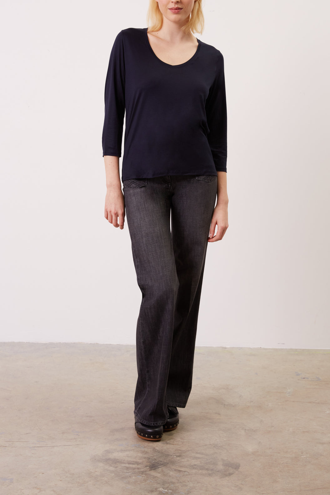 T-Shirt fluide col V - ALICE Faume - seconde main