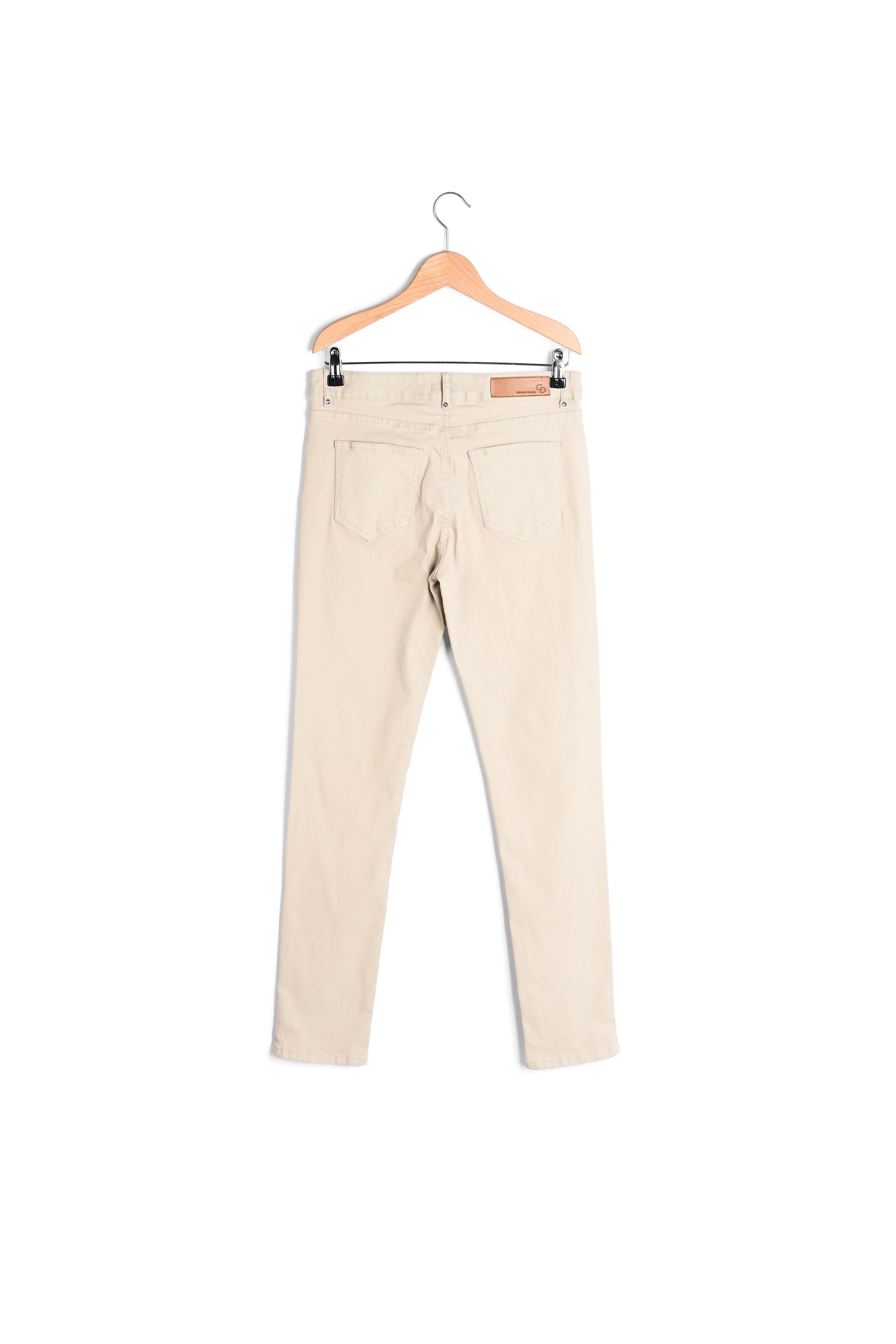 MARGAUX - Pantalon en coton Stretch enduit Faume - seconde main