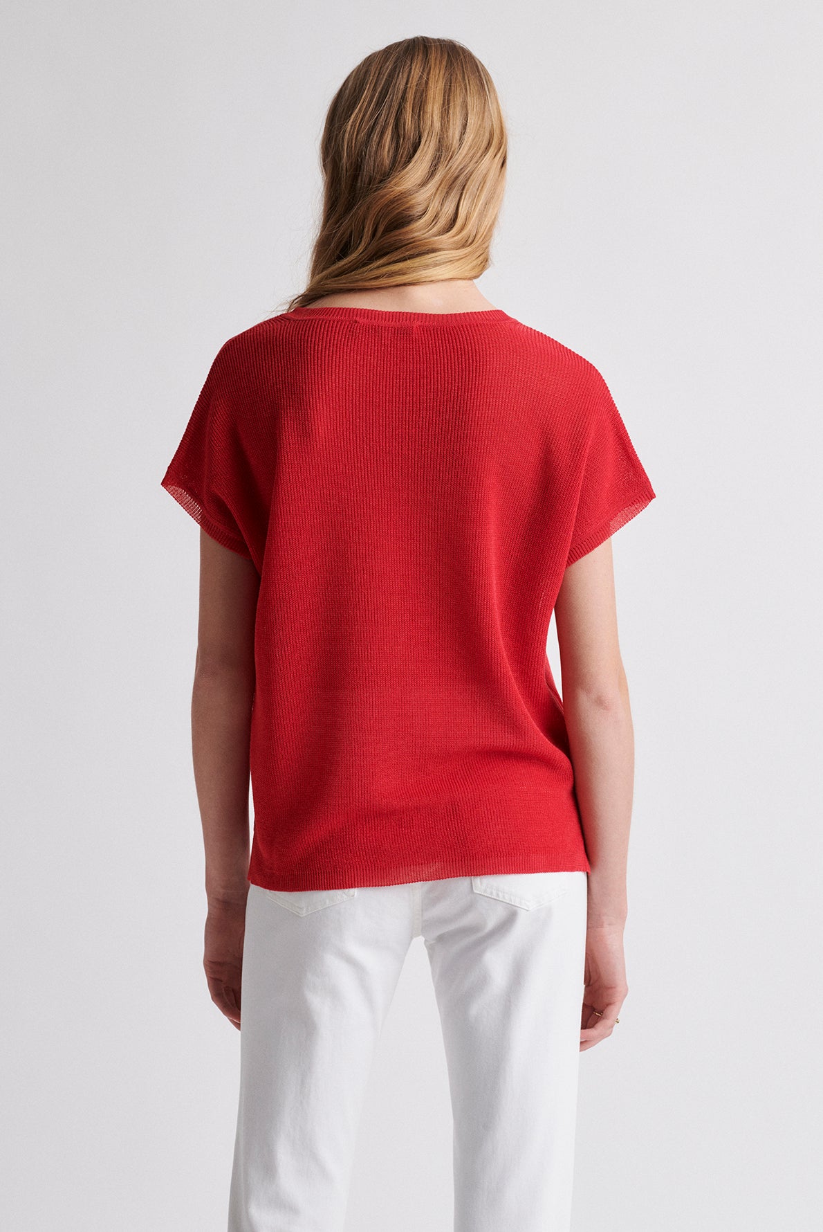 ELLY - Pull fin à manches courtes Faume - seconde main